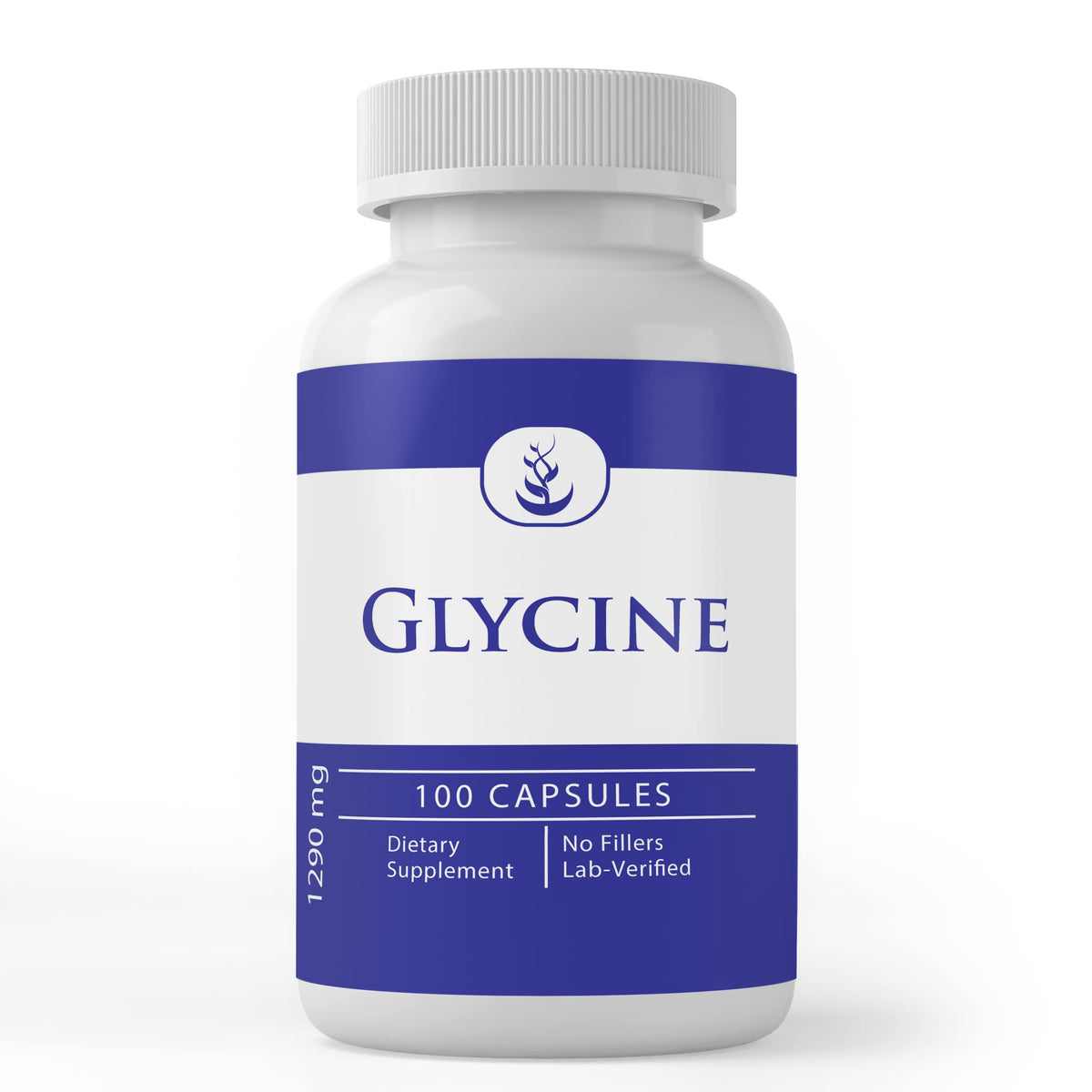 PURE ORIGINAL INGREDIENTS Glycine Capsules front view
