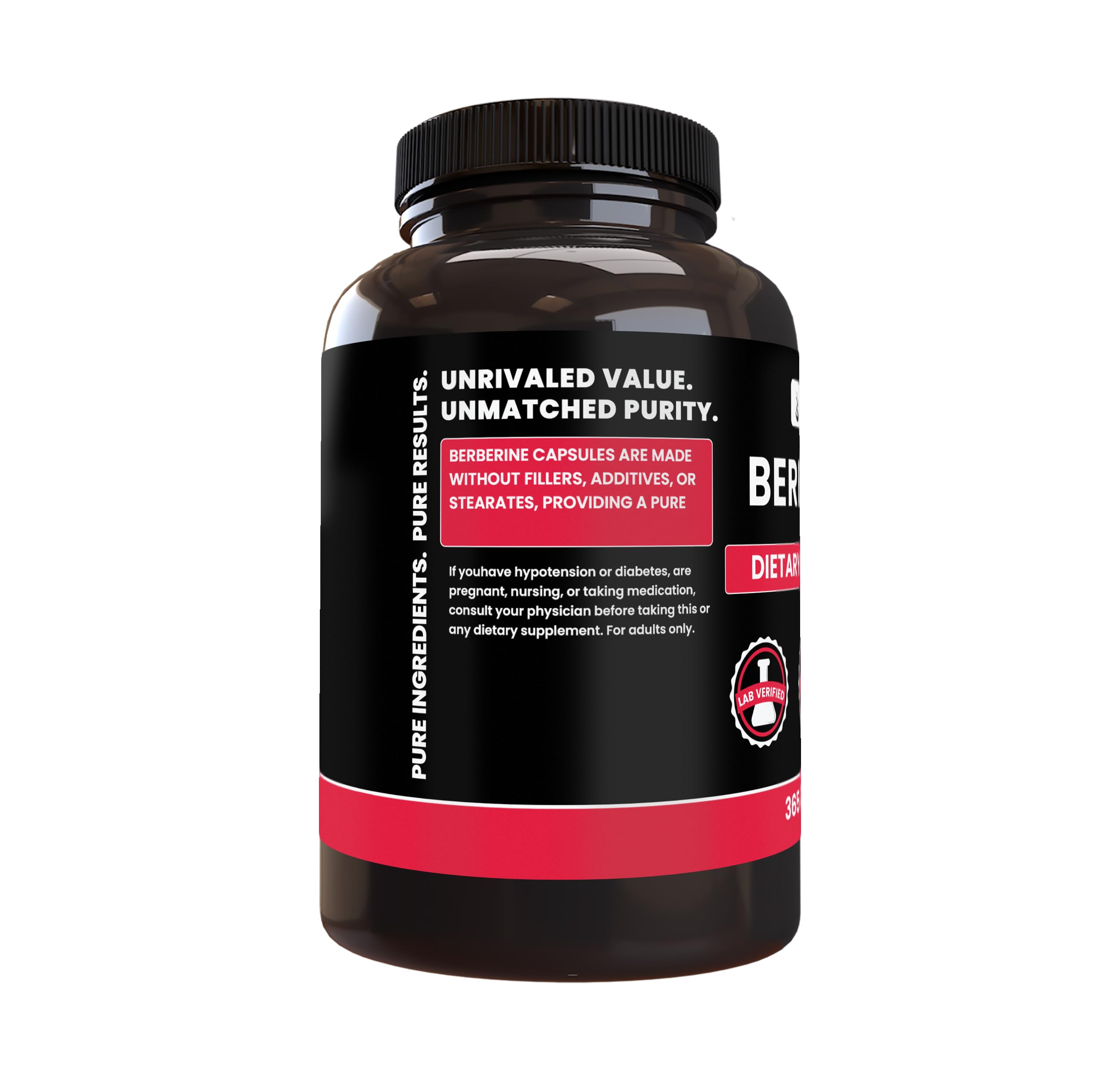PURE ORIGINAL INGREDIENTS Goldenseal Berberine Capsules packaging