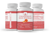 PURE ORIGINAL INGREDIENTS Grapefruit Seed Extract Capsules on a wooden surface