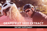 PURE ORIGINAL INGREDIENTS Grapefruit Seed Extract Capsules on a wooden table