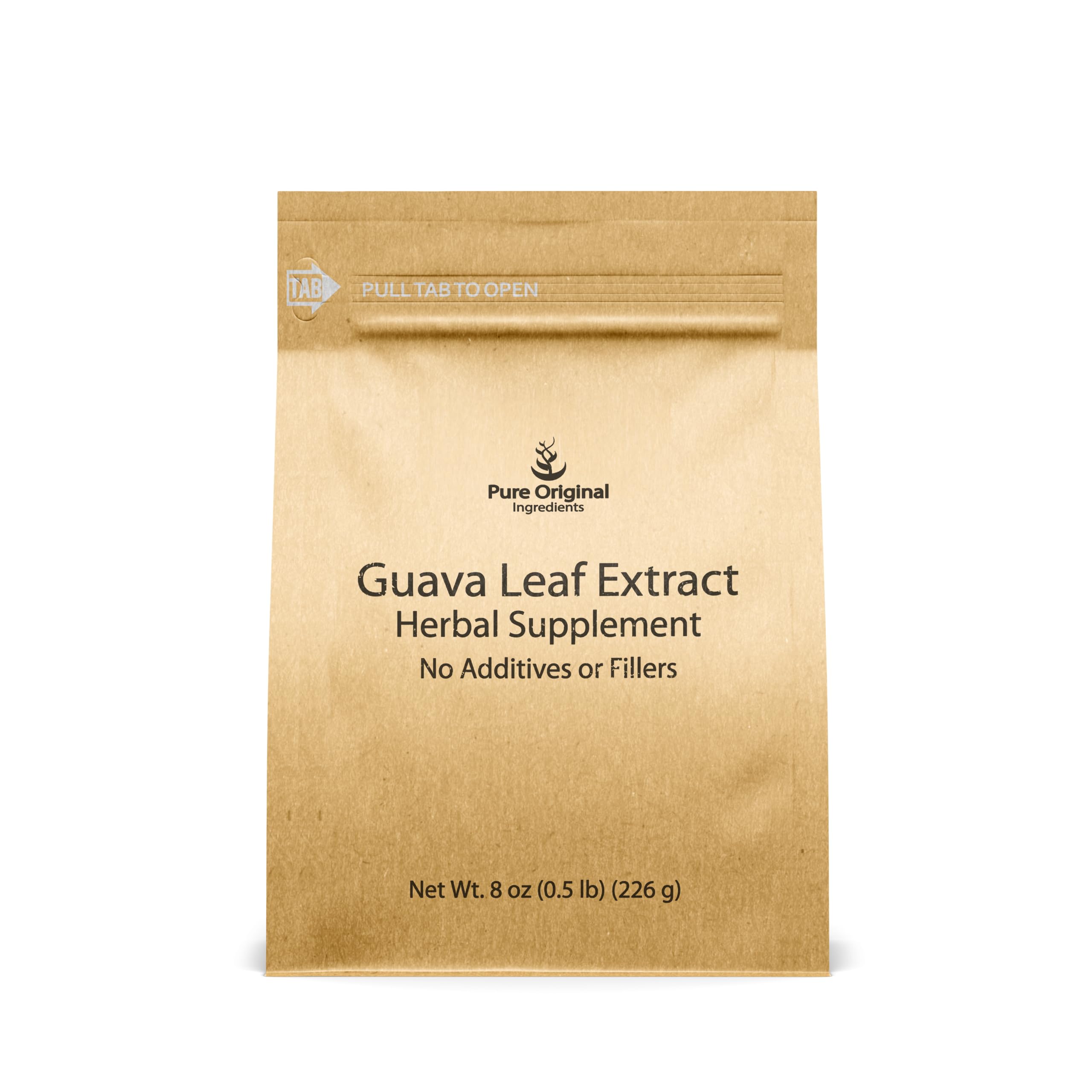 PURE ORIGINAL INGREDIENTS Guava Leaf Extract Powder 240g front view