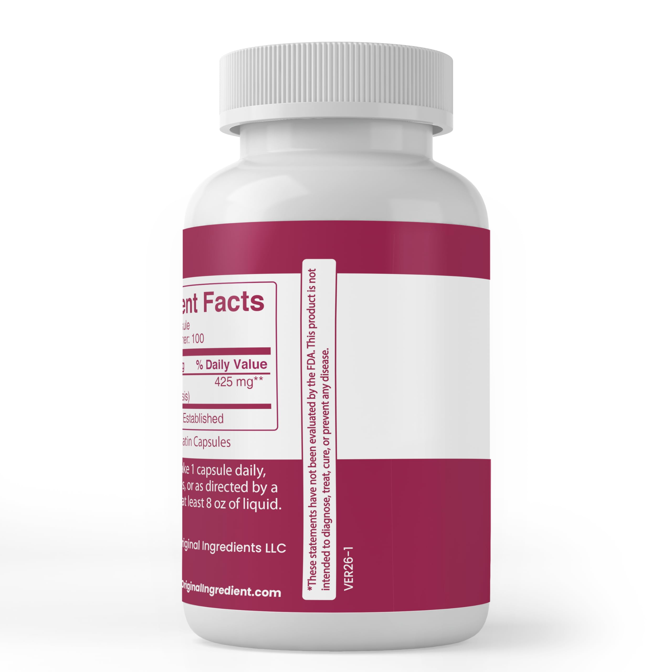 PURE ORIGINAL INGREDIENTS Hawthorn Berry Capsules packaging