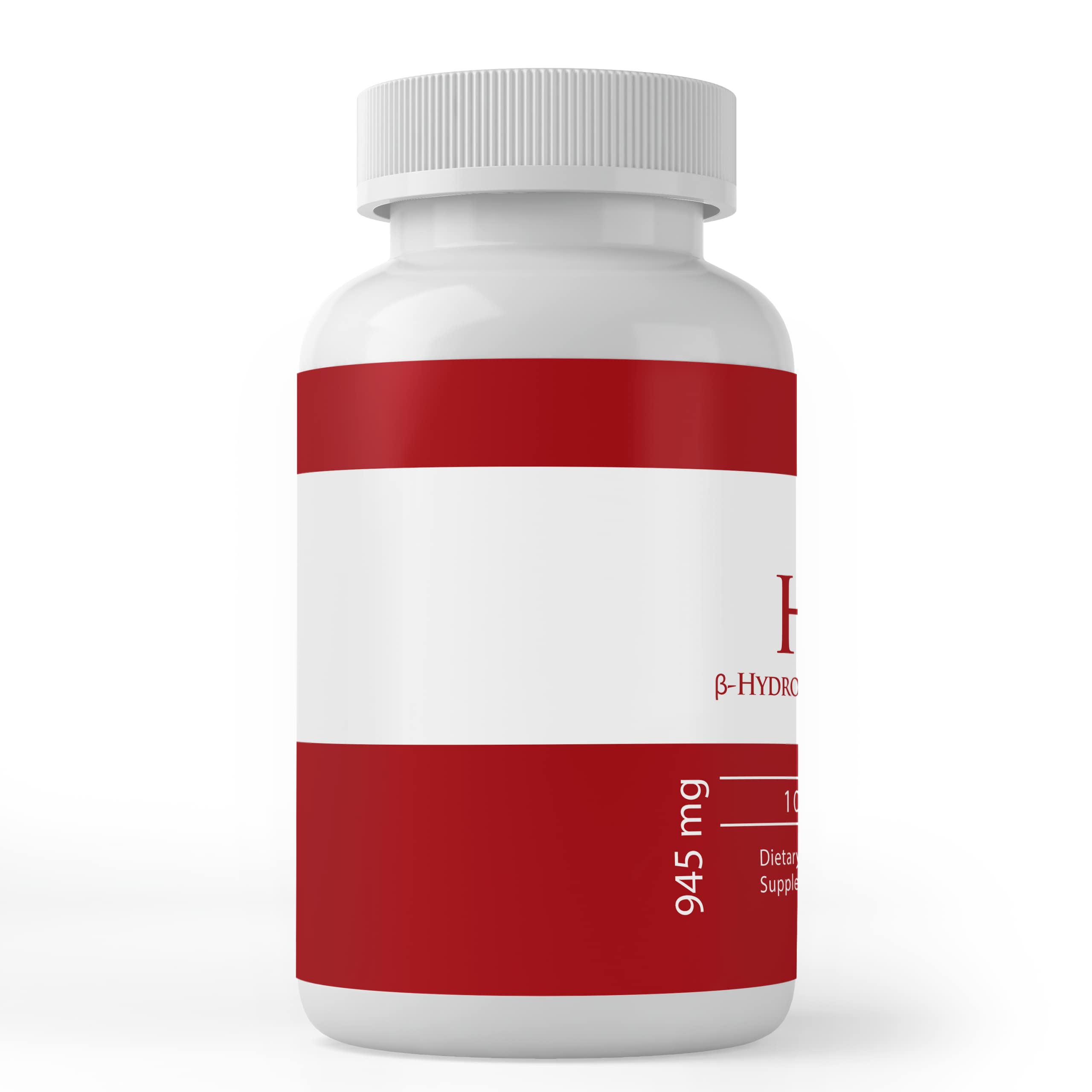 PURE ORIGINAL INGREDIENTS HMB Capsules bottle side view