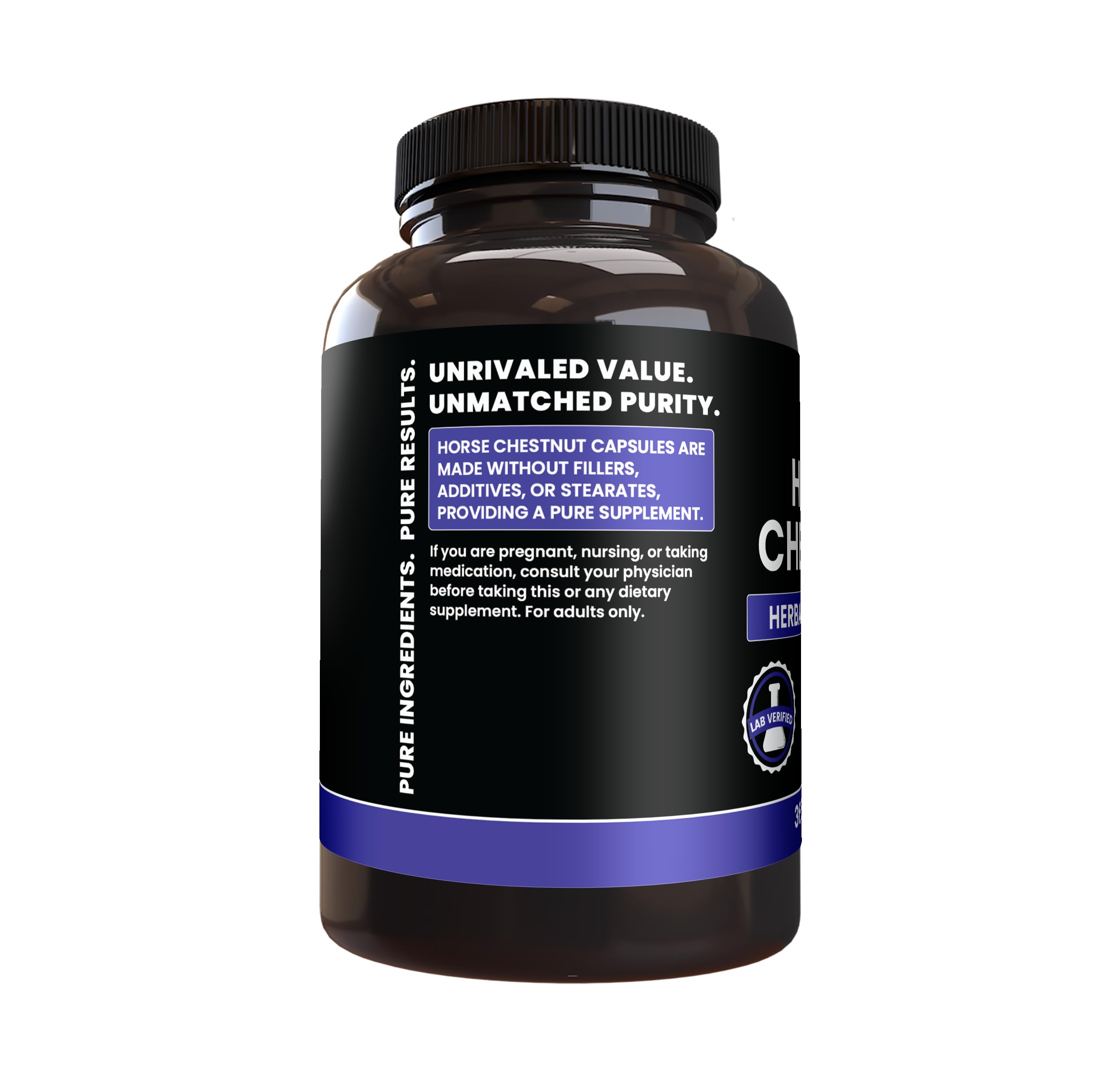 PURE ORIGINAL INGREDIENTS Horse Chestnut Capsules packaging