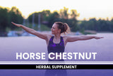 PURE ORIGINAL INGREDIENTS Horse Chestnut Capsules with dosage information