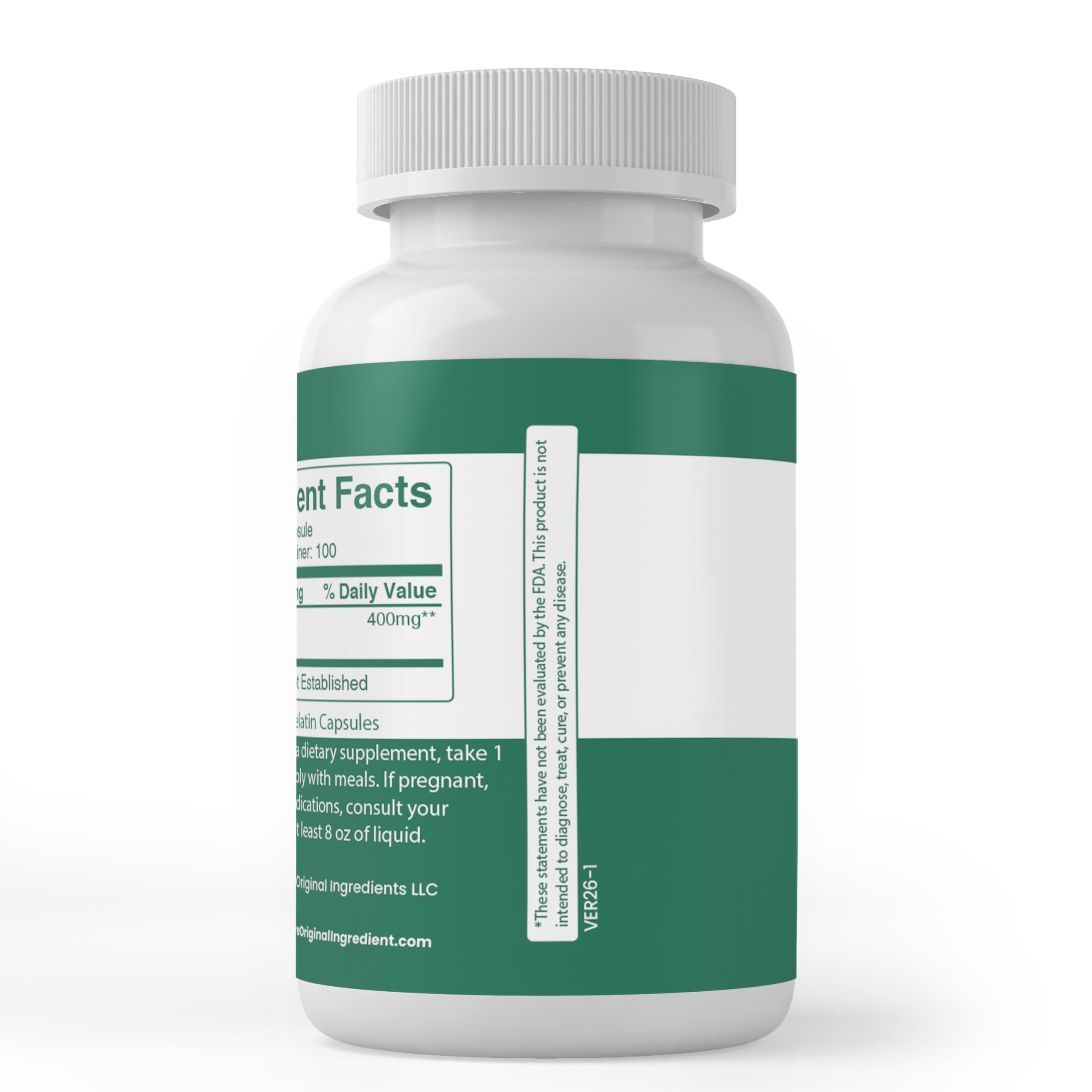 PURE ORIGINAL INGREDIENTS Houttuynia Cordata Capsules packaging