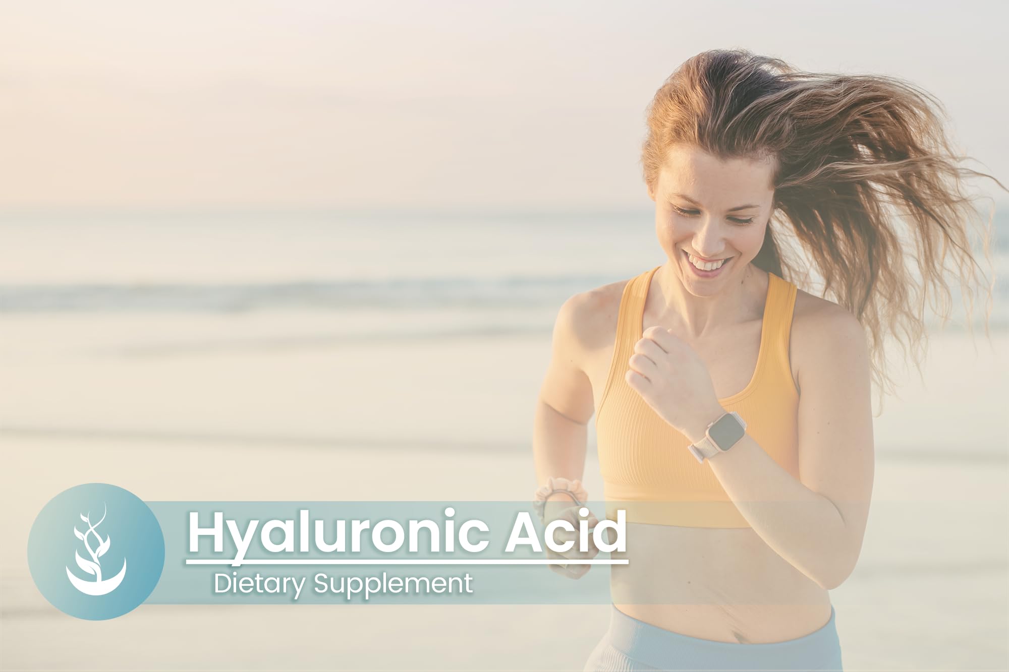 PURE ORIGINAL INGREDIENTS Hyaluronic Acid Capsules in a lifestyle setting
