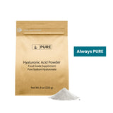 PURE ORIGINAL INGREDIENTS Hyaluronic Acid Powder scoop with powder