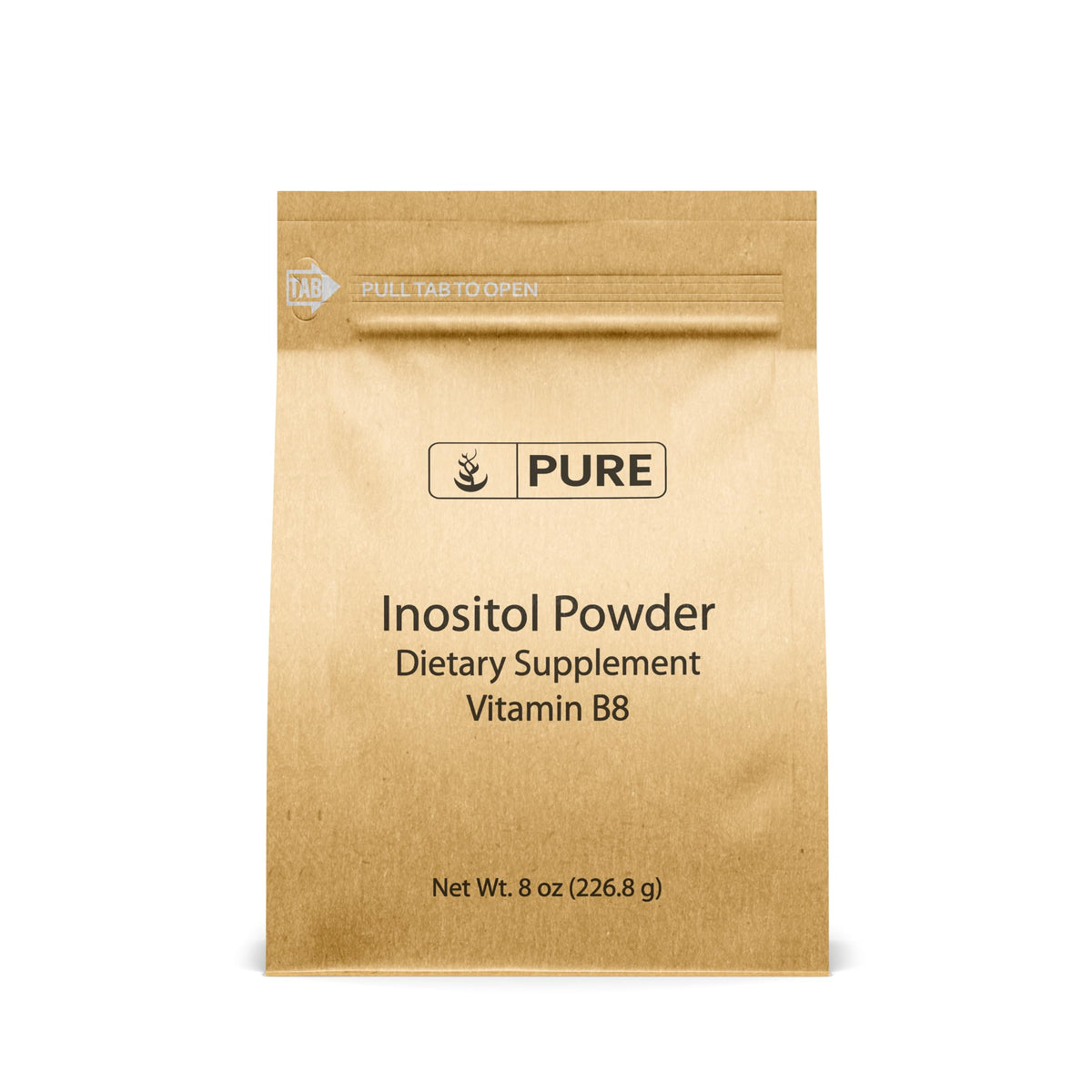 PURE ORIGINAL INGREDIENTS Inositol Powder 277g front view