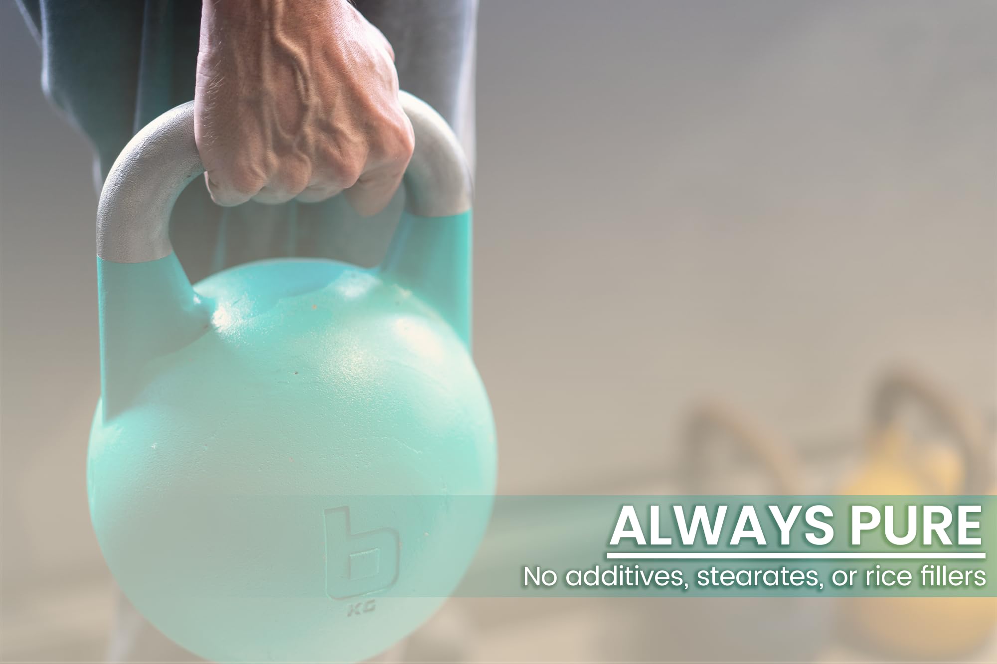 PURE ORIGINAL INGREDIENTS Inulin Capsules in hand
