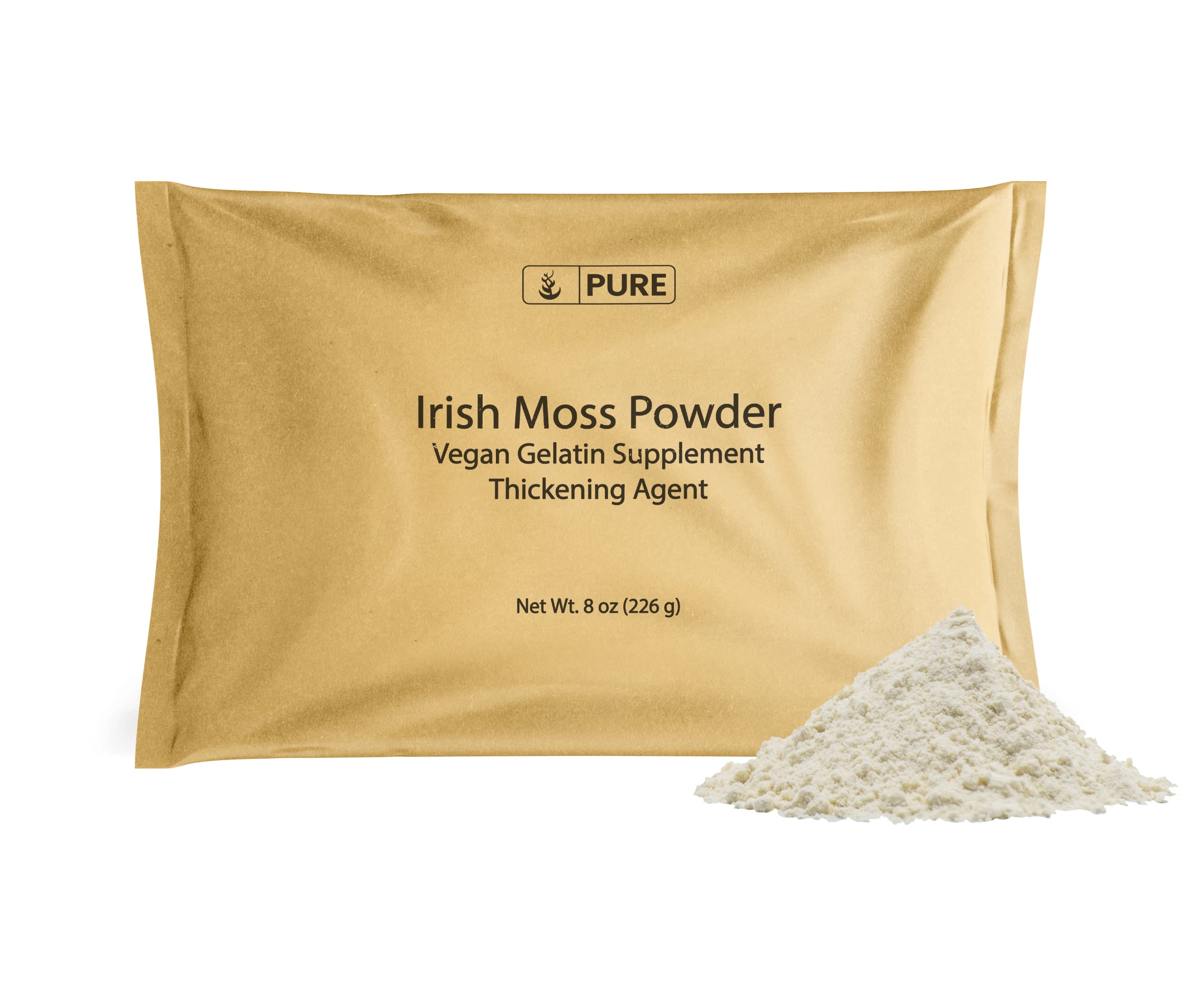 PURE ORIGINAL INGREDIENTS Irish Moss Powder front view packaging