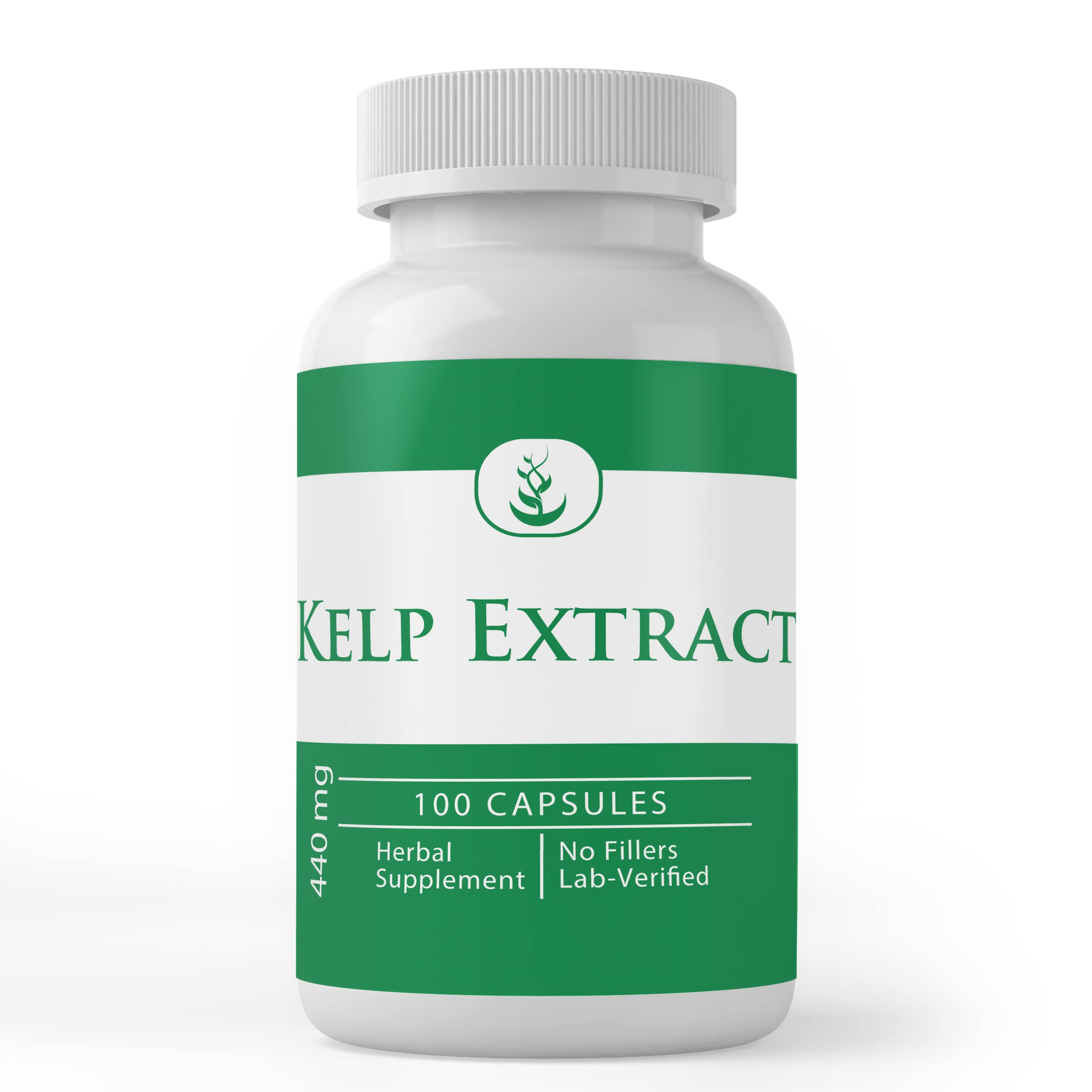 PURE ORIGINAL INGREDIENTS Kelp Extract Capsules front view