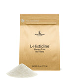 PURE ORIGINAL INGREDIENTS L-Histidine Powder front view packaging