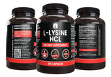 PURE ORIGINAL INGREDIENTS L-Lysine HCL Capsules close-up of capsules