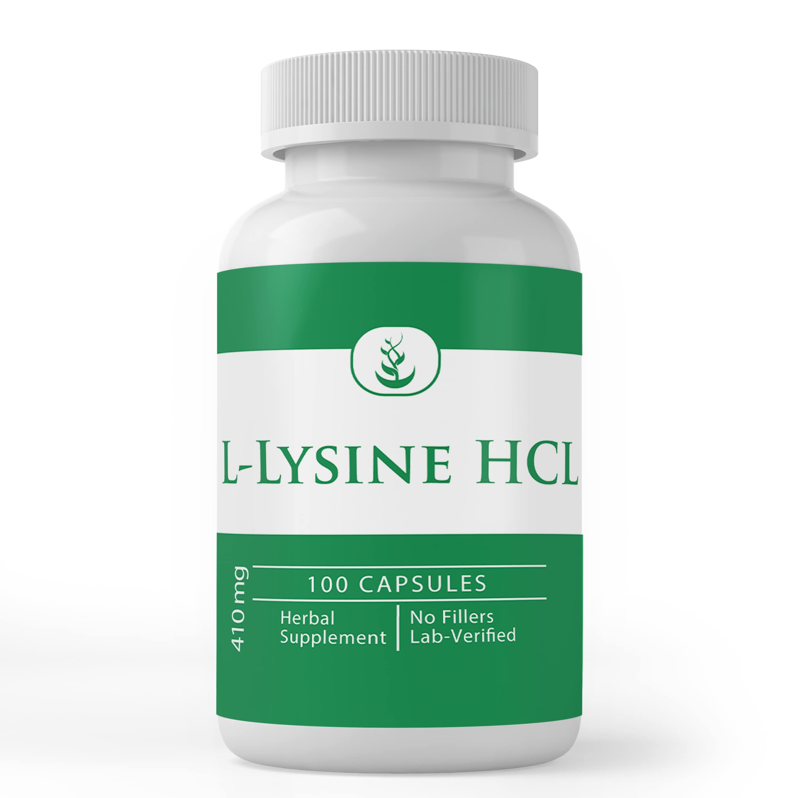 PURE ORIGINAL INGREDIENTS L-Lysine HCL Capsules front view