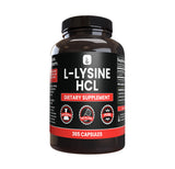 PURE ORIGINAL INGREDIENTS L-Lysine HCL Capsules front view