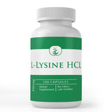 PURE ORIGINAL INGREDIENTS L-Lysine HCL Capsules front view