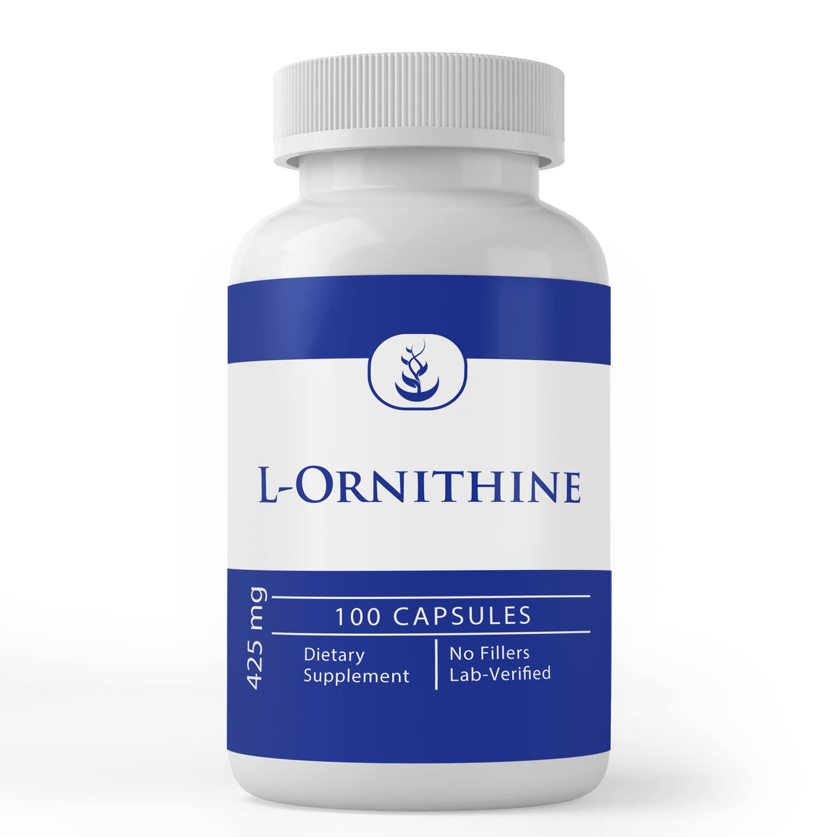 PURE ORIGINAL INGREDIENTS L-Ornithine Capsules front view
