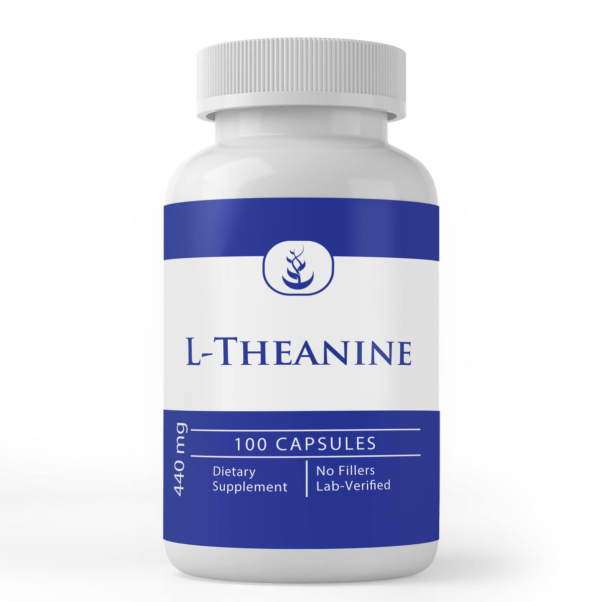 PURE ORIGINAL INGREDIENTS L-Theanine Capsules front view