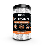 PURE ORIGINAL INGREDIENTS L-Tyrosine Capsules front view