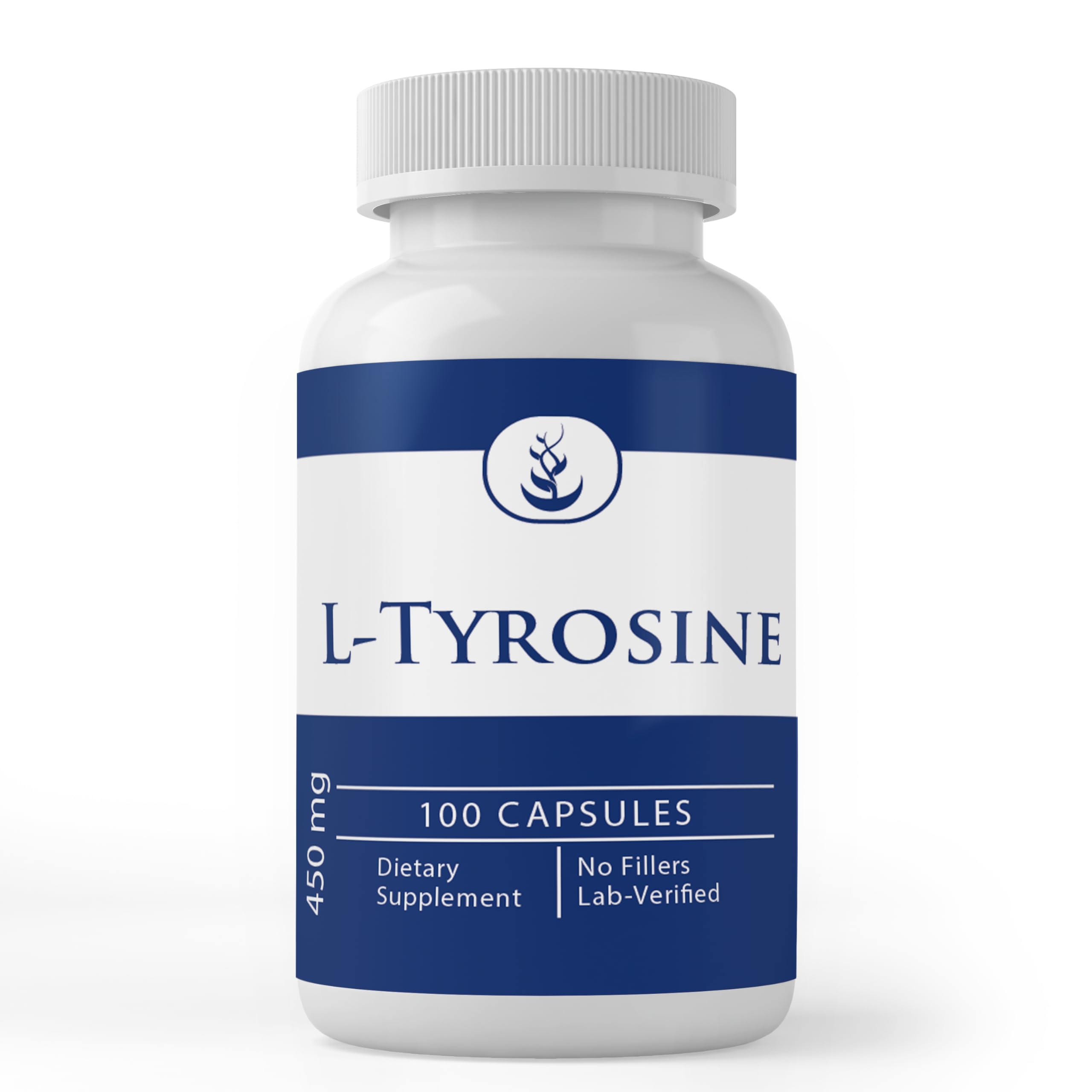 PURE ORIGINAL INGREDIENTS L-Tyrosine Capsules packaging front view