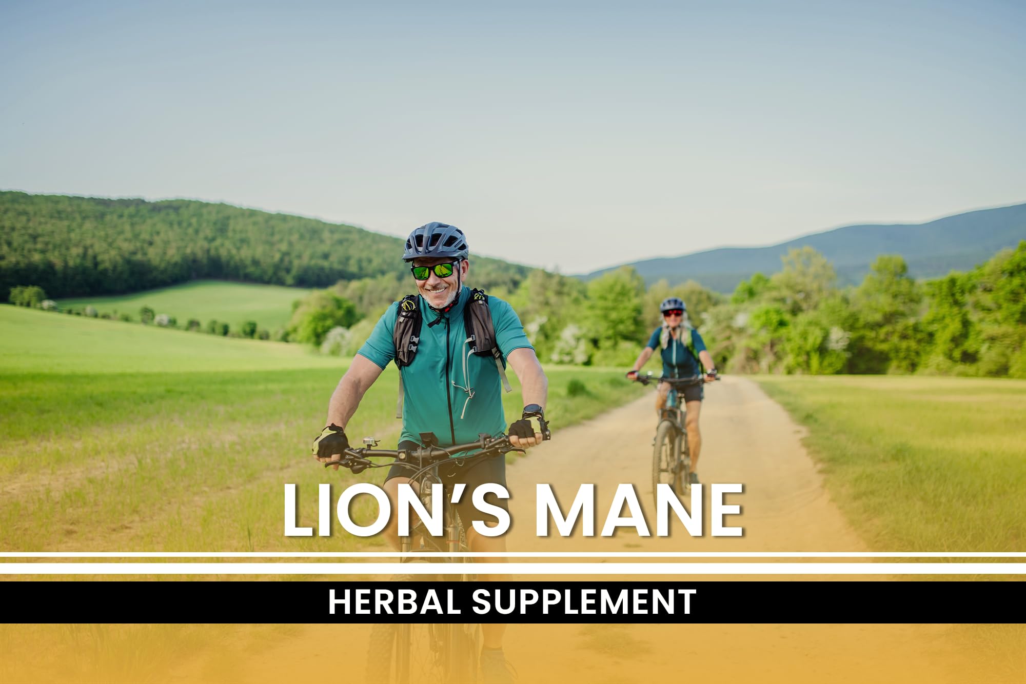 PURE ORIGINAL INGREDIENTS Lion's Mane Capsules side view