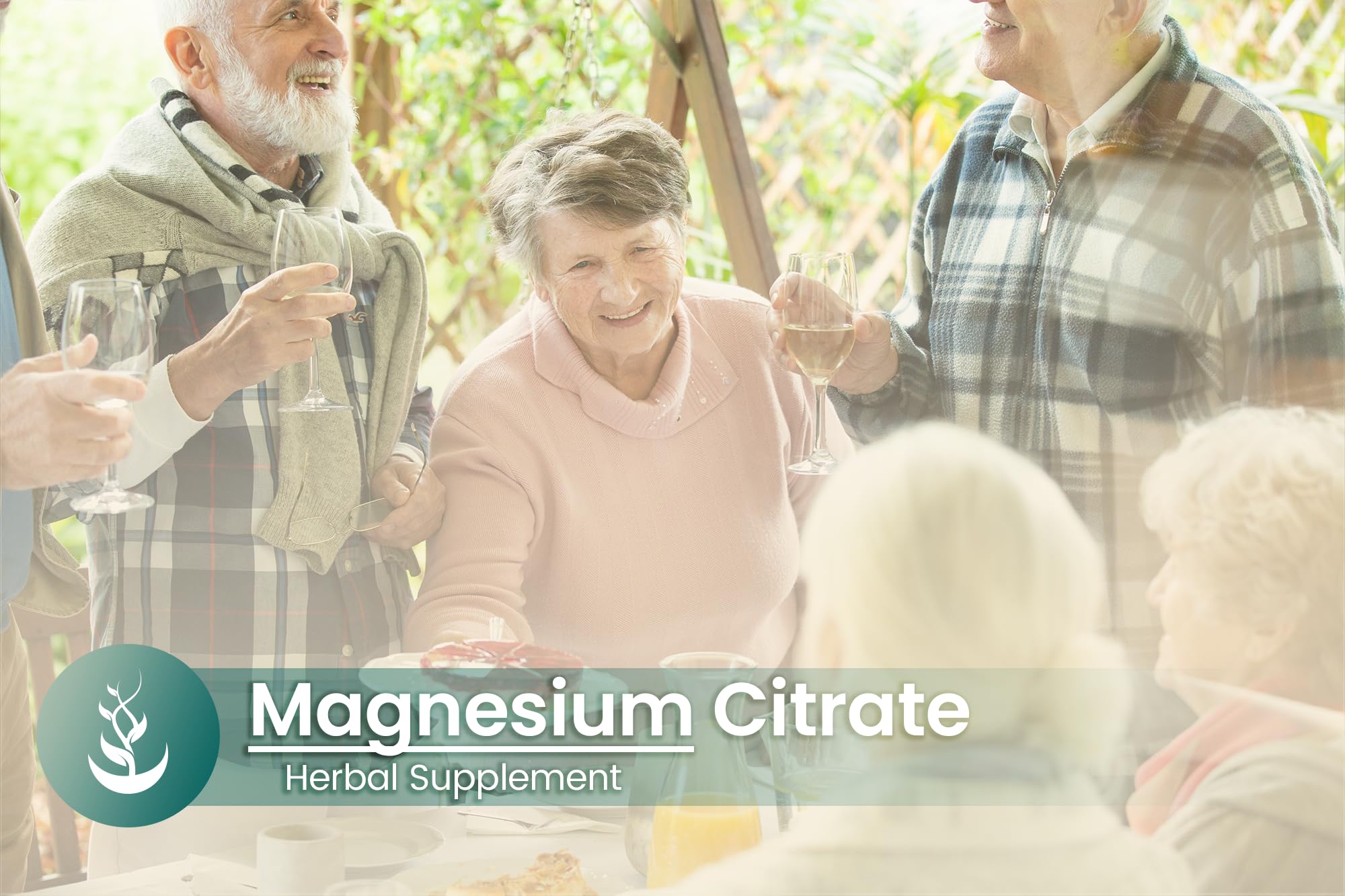 PURE ORIGINAL INGREDIENTS Magnesium Citrate Capsules close-up of capsules