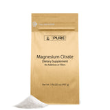 PURE ORIGINAL INGREDIENTS Magnesium Citrate Powder 907g front view