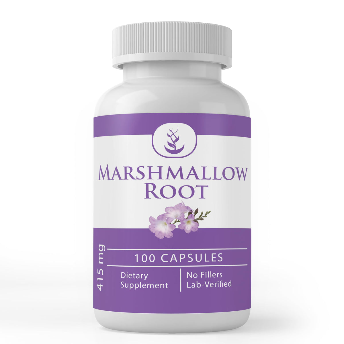 PURE ORIGINAL INGREDIENTS Marshmallow Root Capsules front view
