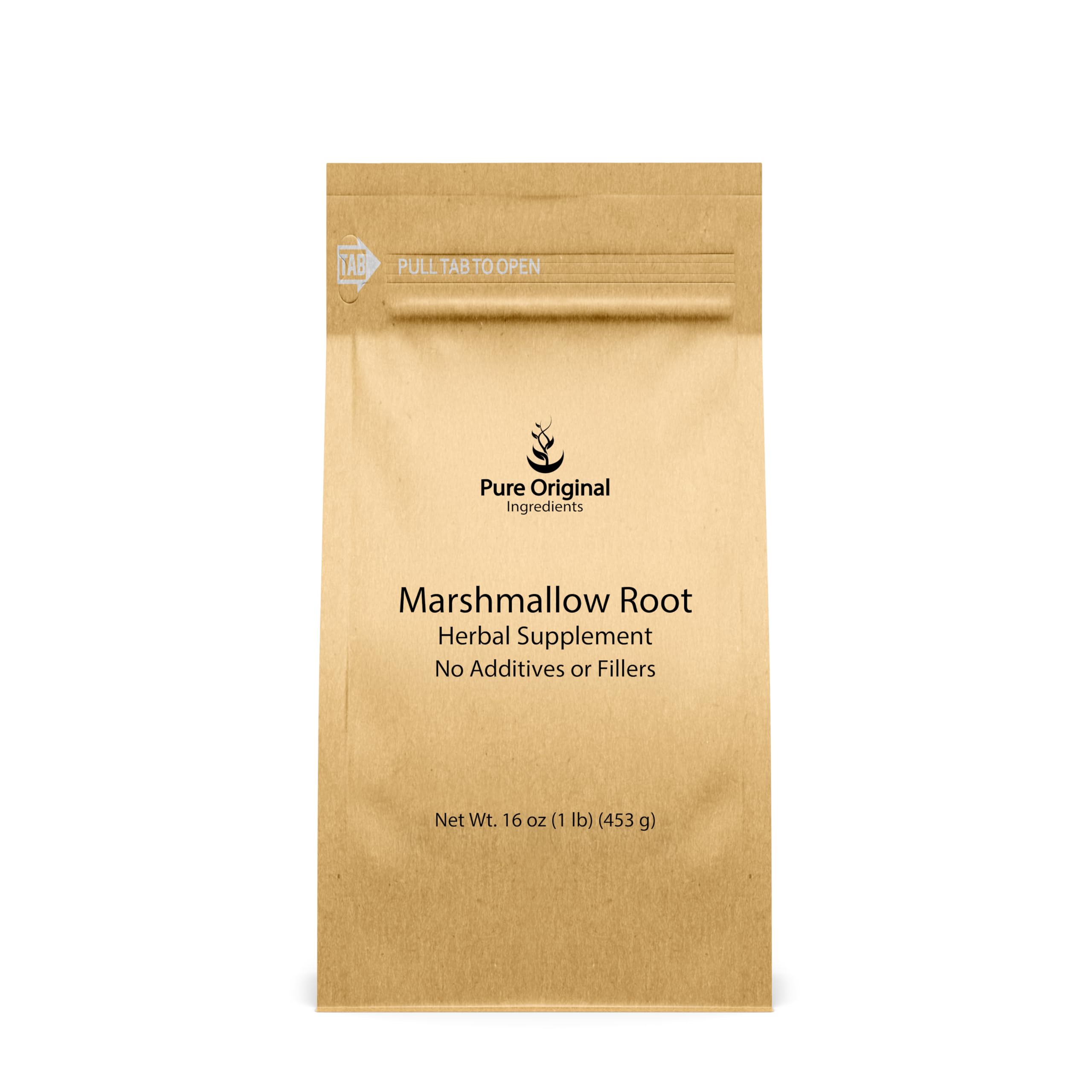 PURE ORIGINAL INGREDIENTS Marshmallow Root Extract 454g front view