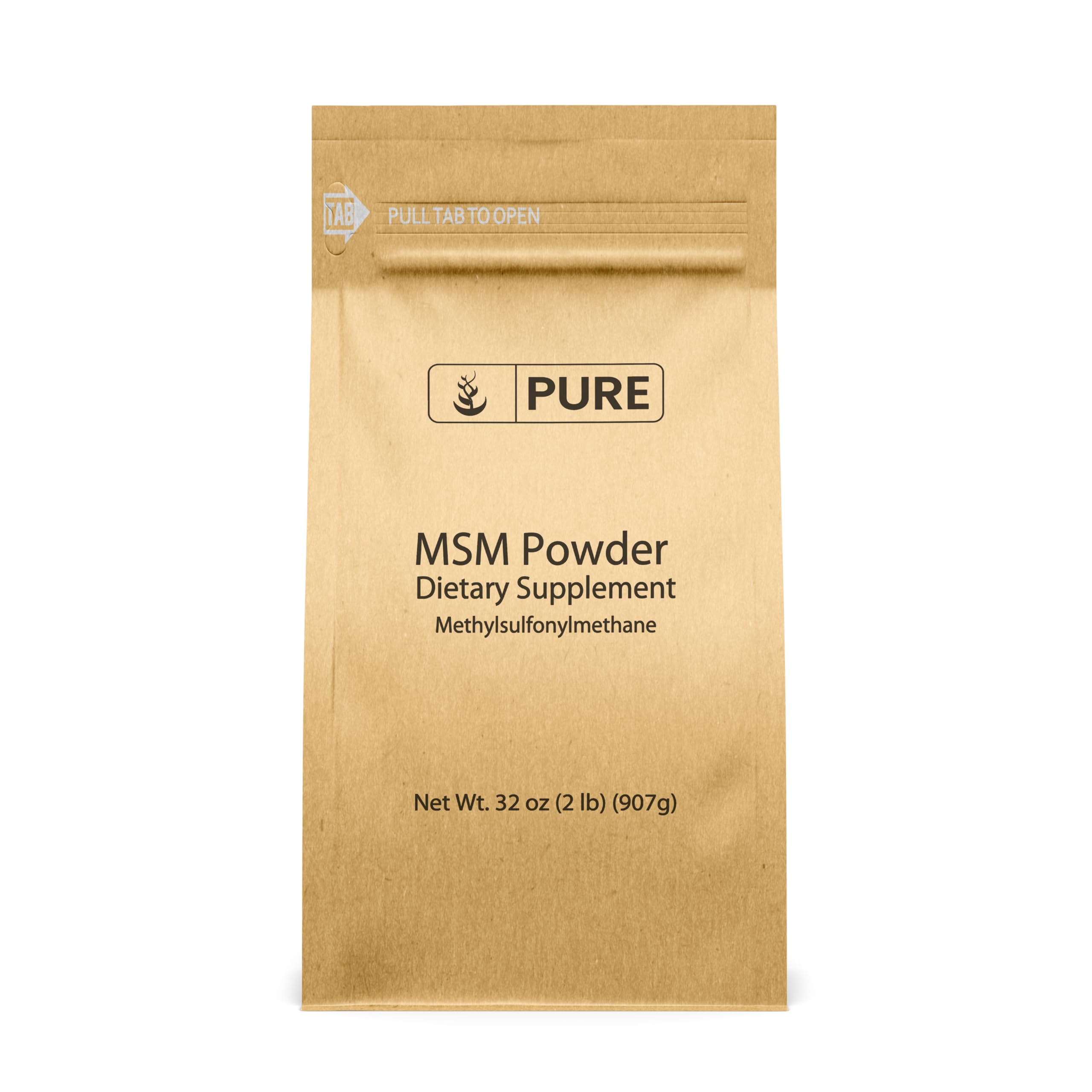 PURE ORIGINAL INGREDIENTS MSM Powder 889g front view
