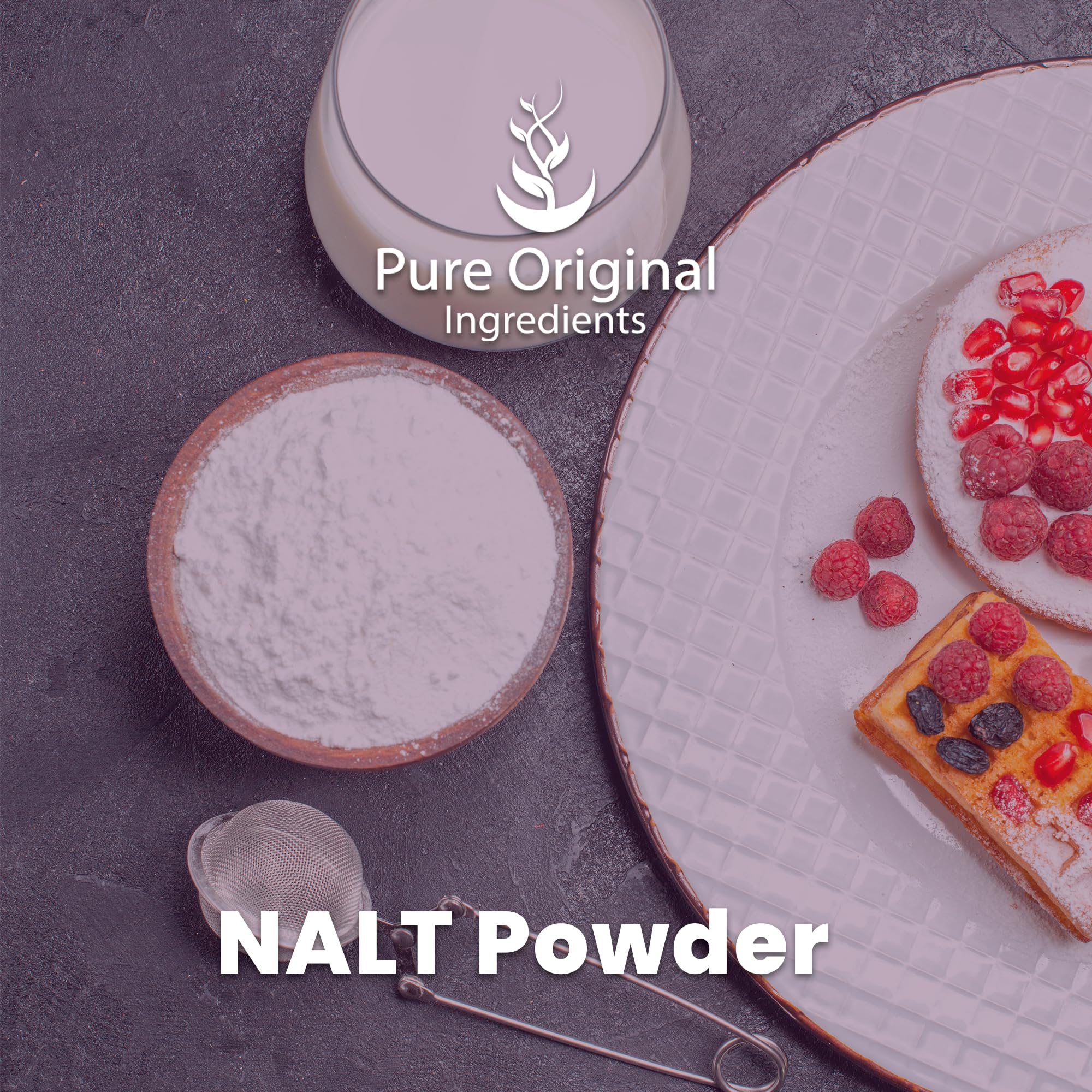 PURE ORIGINAL INGREDIENTS N-Acetyl L-Tyrosine 130g on a wooden table