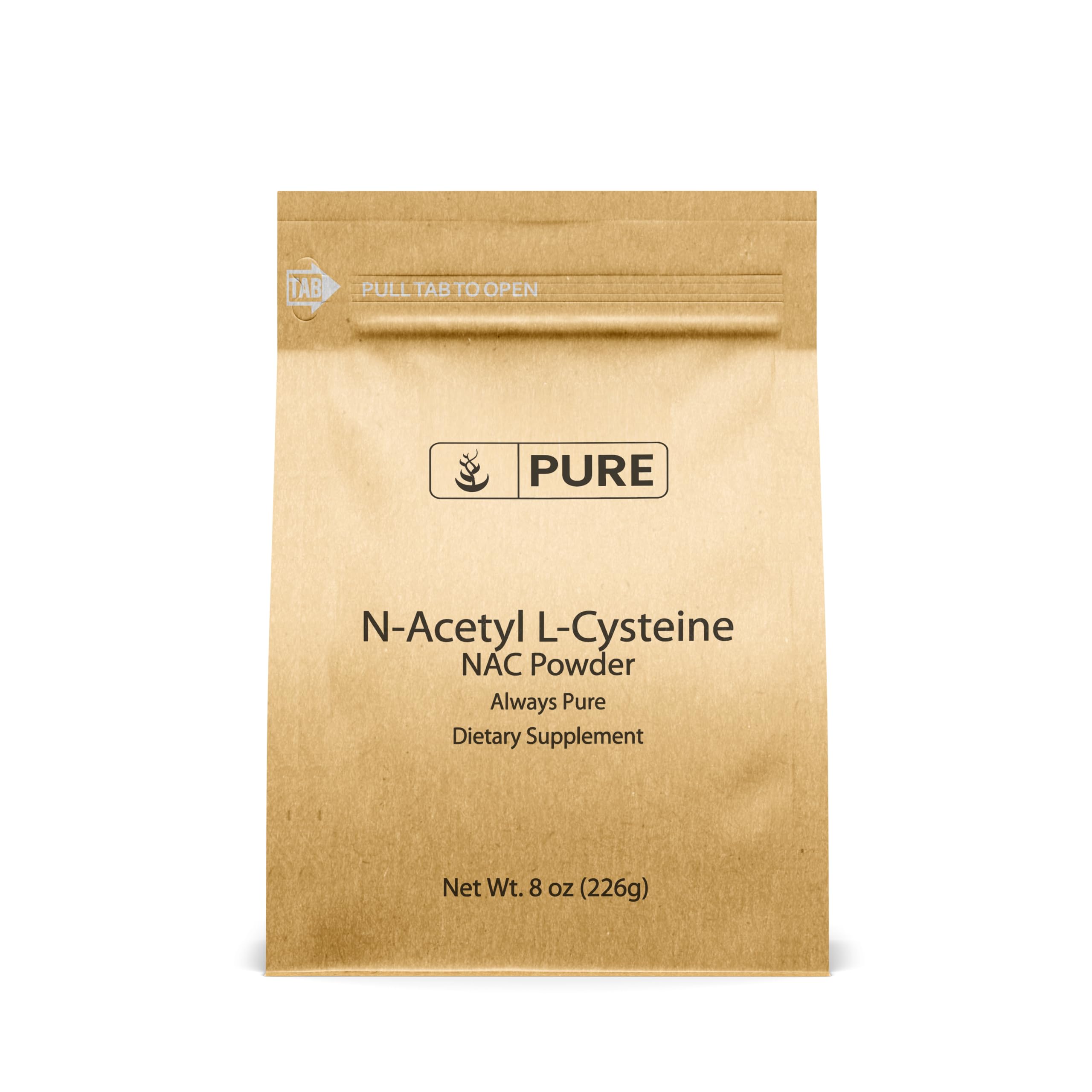 PURE ORIGINAL INGREDIENTS NAC N-Acetyl L-Cysteine Powder front view