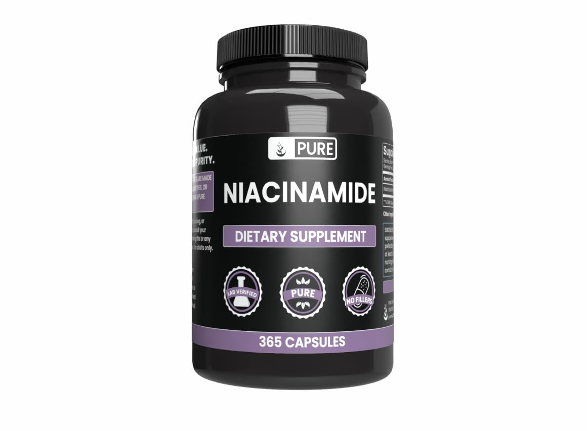 PURE ORIGINAL INGREDIENTS Niacinamide Capsules front view