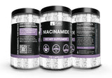 PURE ORIGINAL INGREDIENTS Niacinamide Capsules on a wooden surface