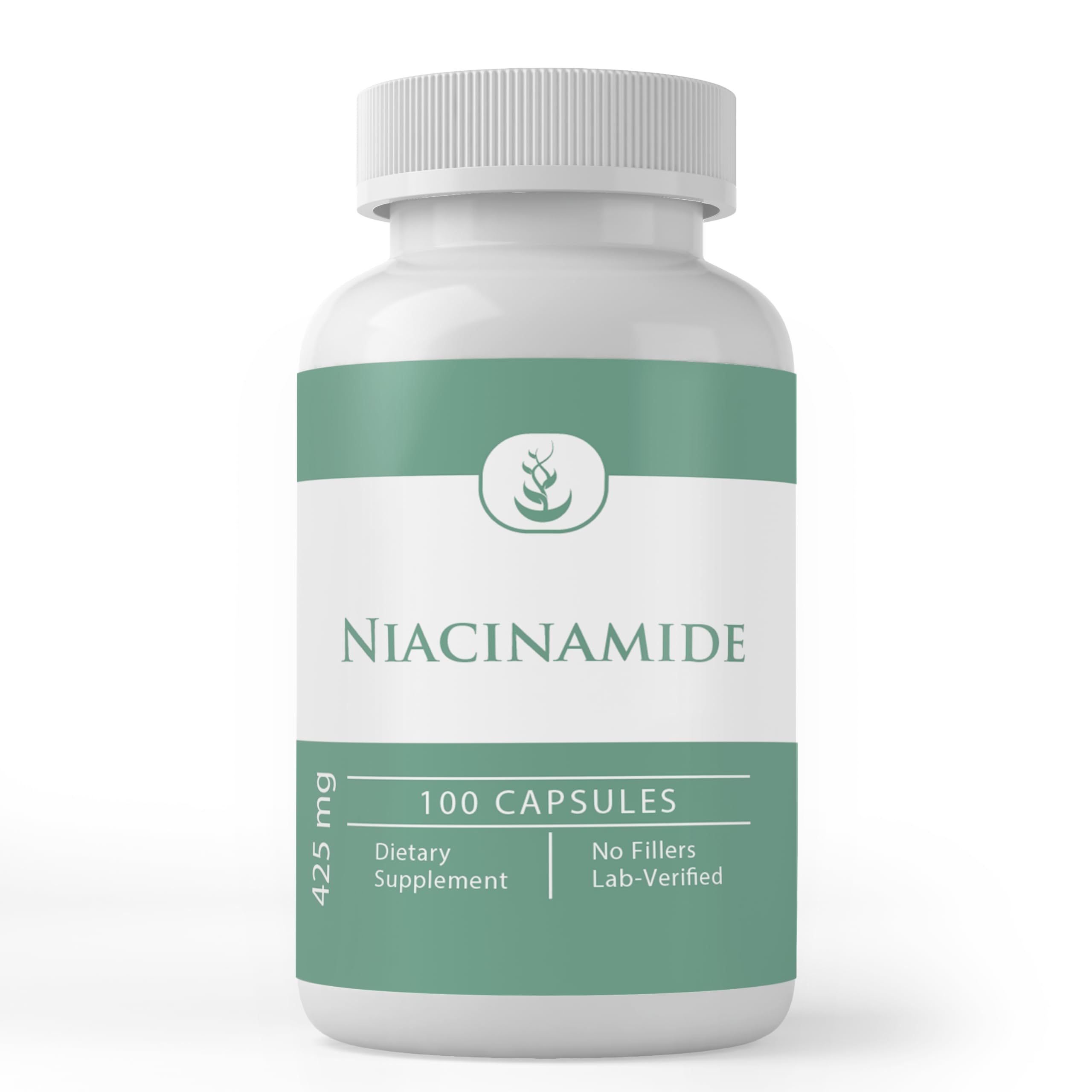 PURE ORIGINAL INGREDIENTS Niacinamide (Vitamin B3) Capsules front view