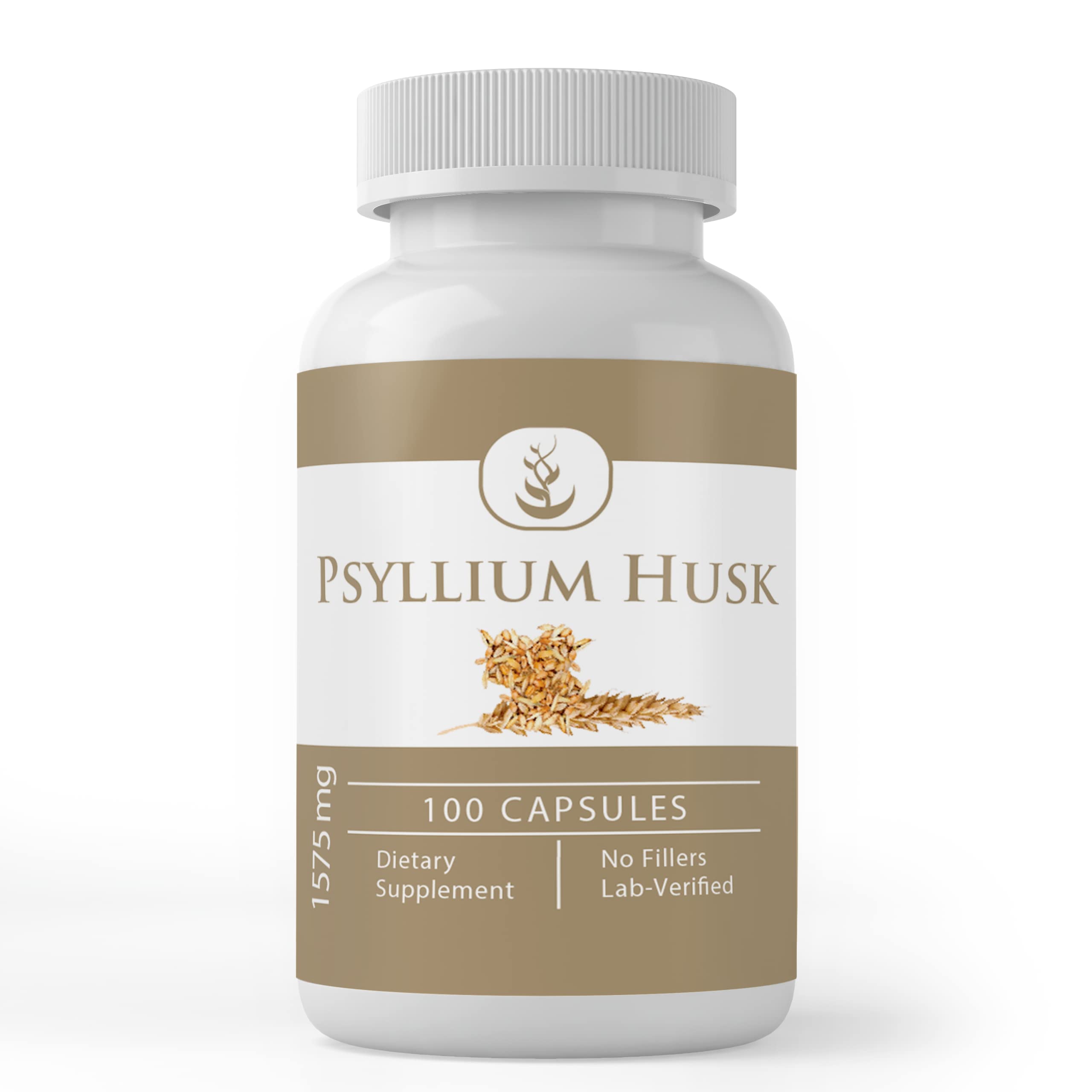 PURE ORIGINAL INGREDIENTS Psyllium Husk Capsules front view