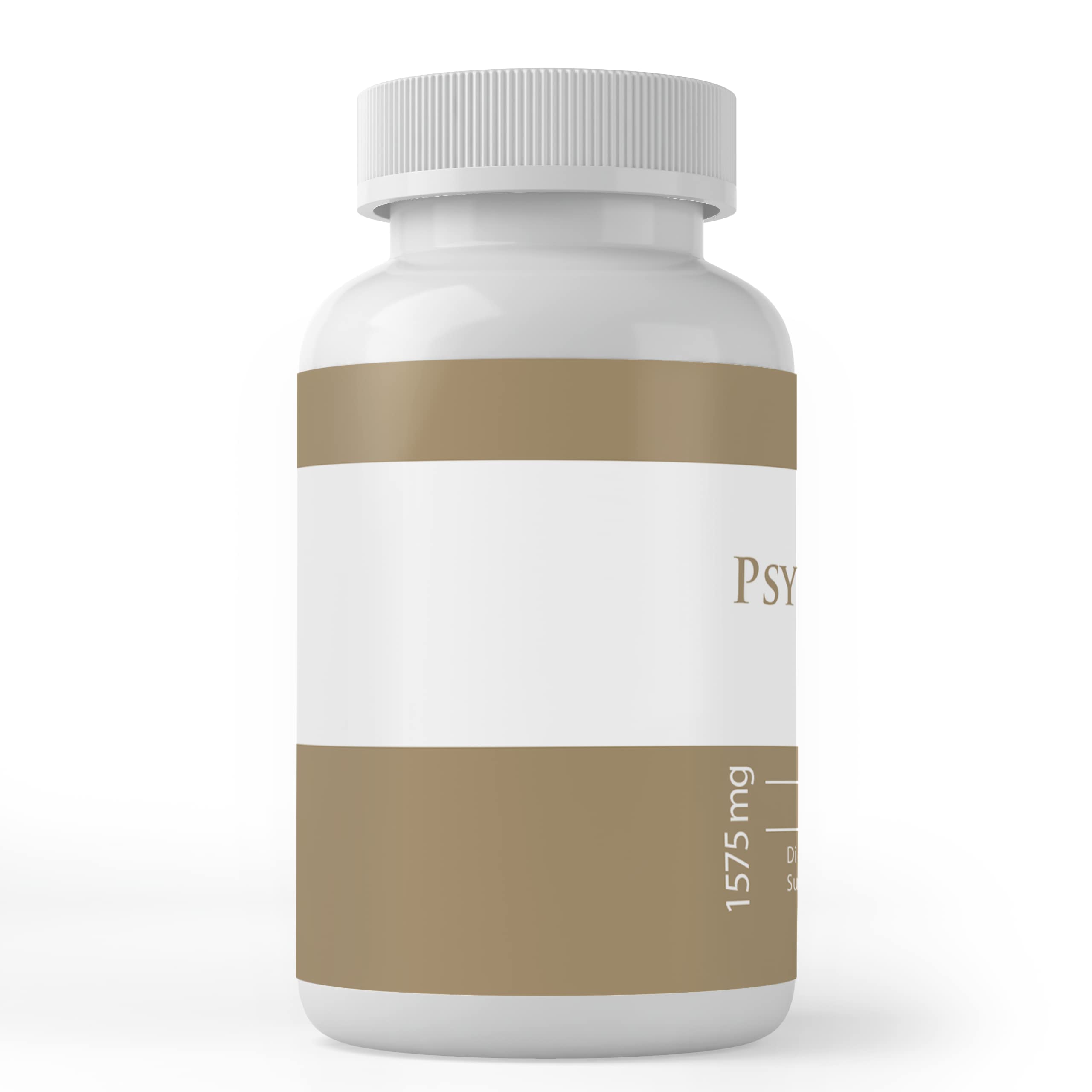 PURE ORIGINAL INGREDIENTS Psyllium Husk Capsules side view