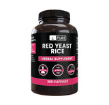 PURE ORIGINAL INGREDIENTS Red Yeast Rice Capsules front view