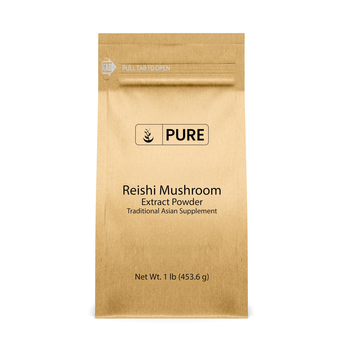 PURE ORIGINAL INGREDIENTS Reishi Mushroom Powder front view packaging