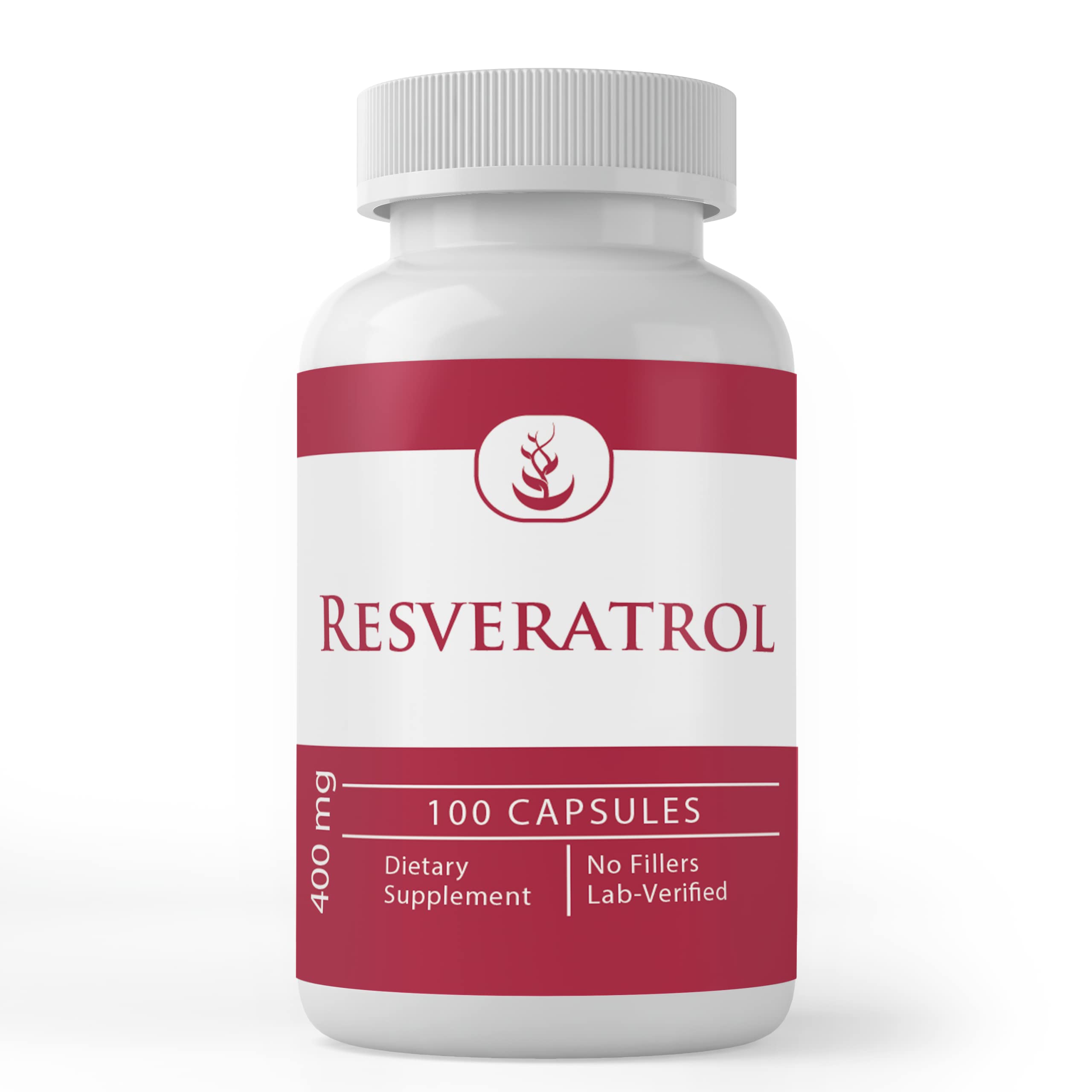 PURE ORIGINAL INGREDIENTS Resveratrol Capsules front view