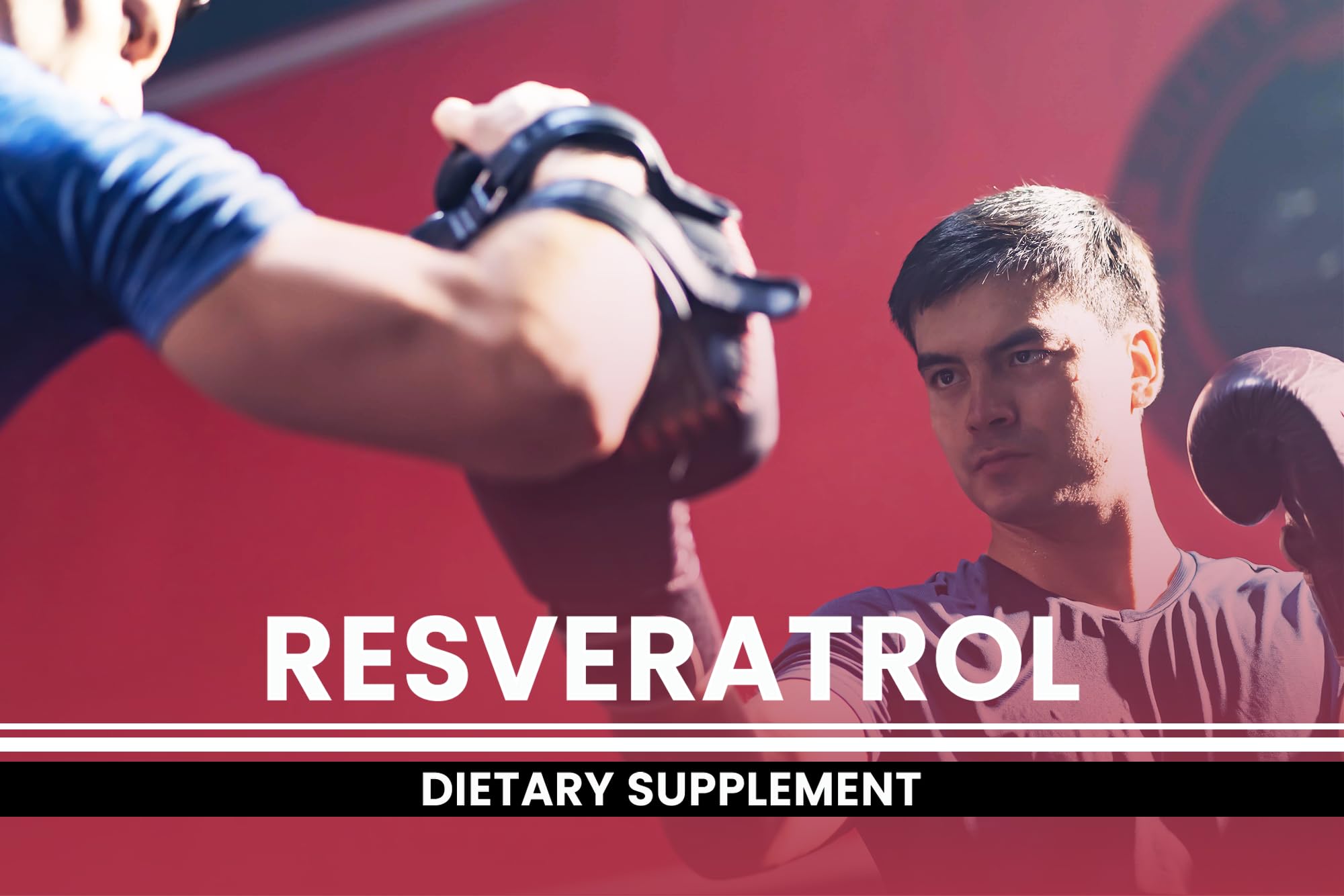 PURE ORIGINAL INGREDIENTS Resveratrol Capsules with a measuring spoon