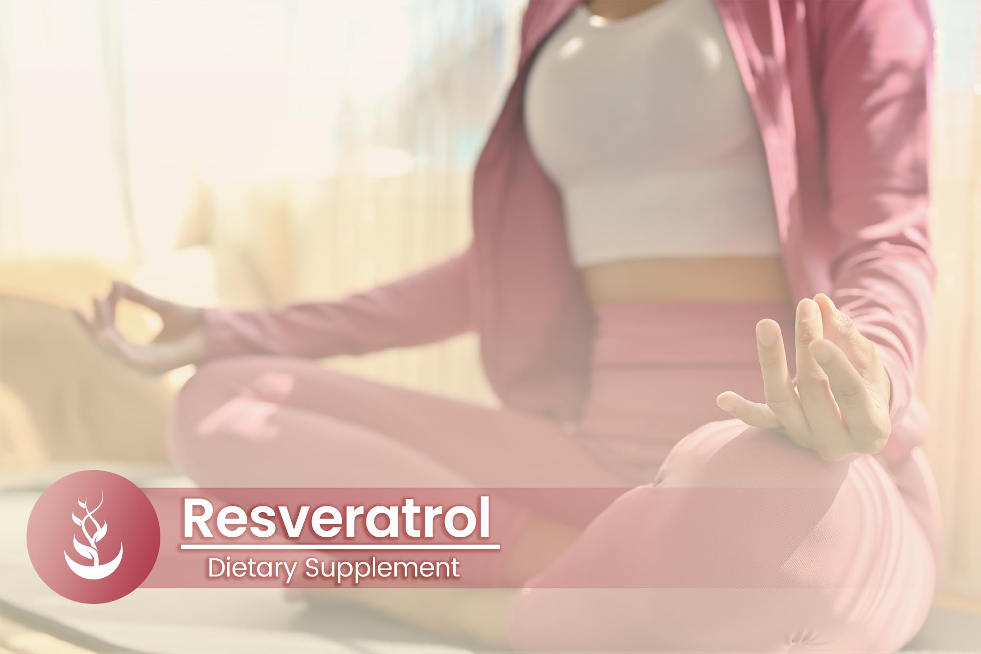 PURE ORIGINAL INGREDIENTS Resveratrol Capsules with measuring spoon