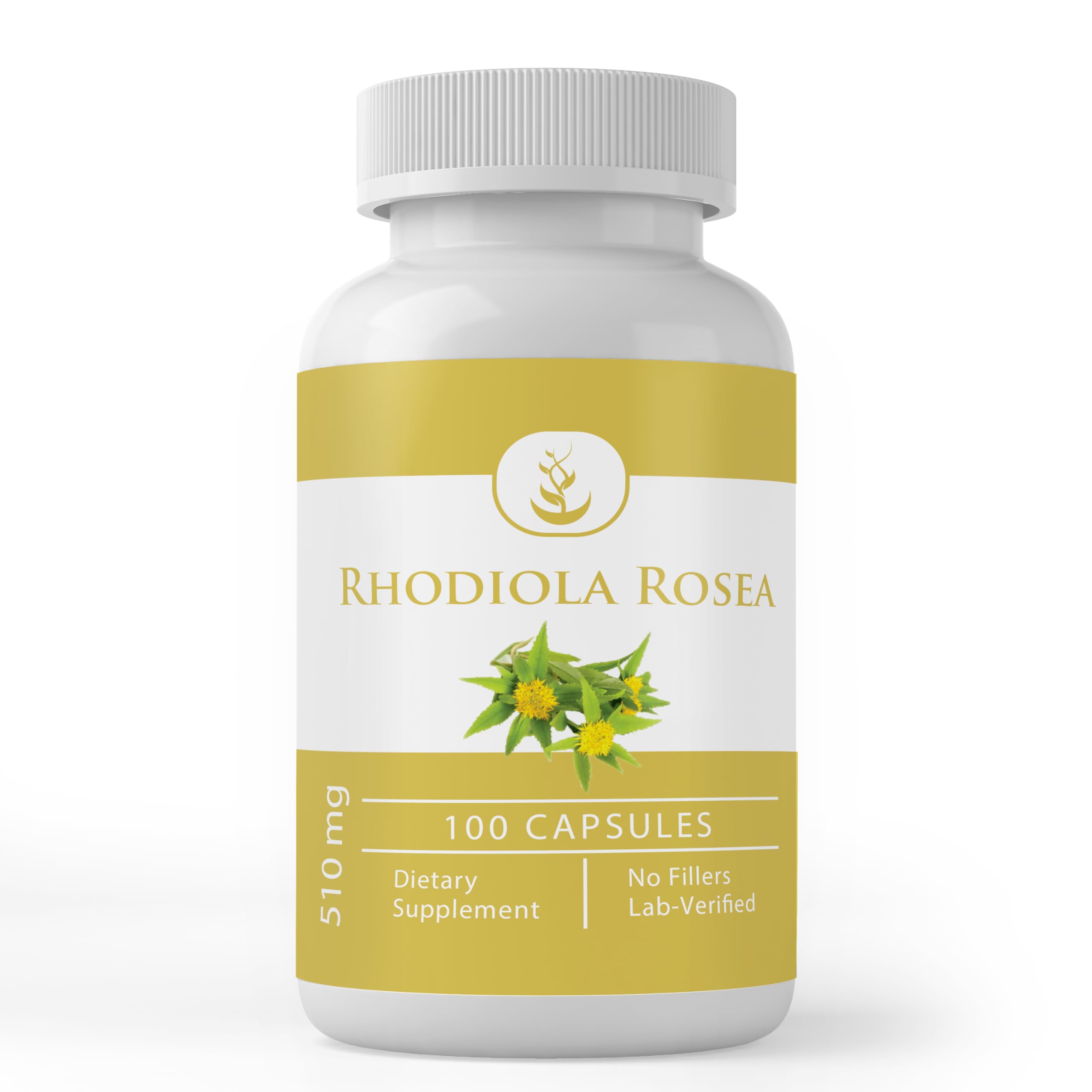 PURE ORIGINAL INGREDIENTS Rhodiola Rosea Capsules front view