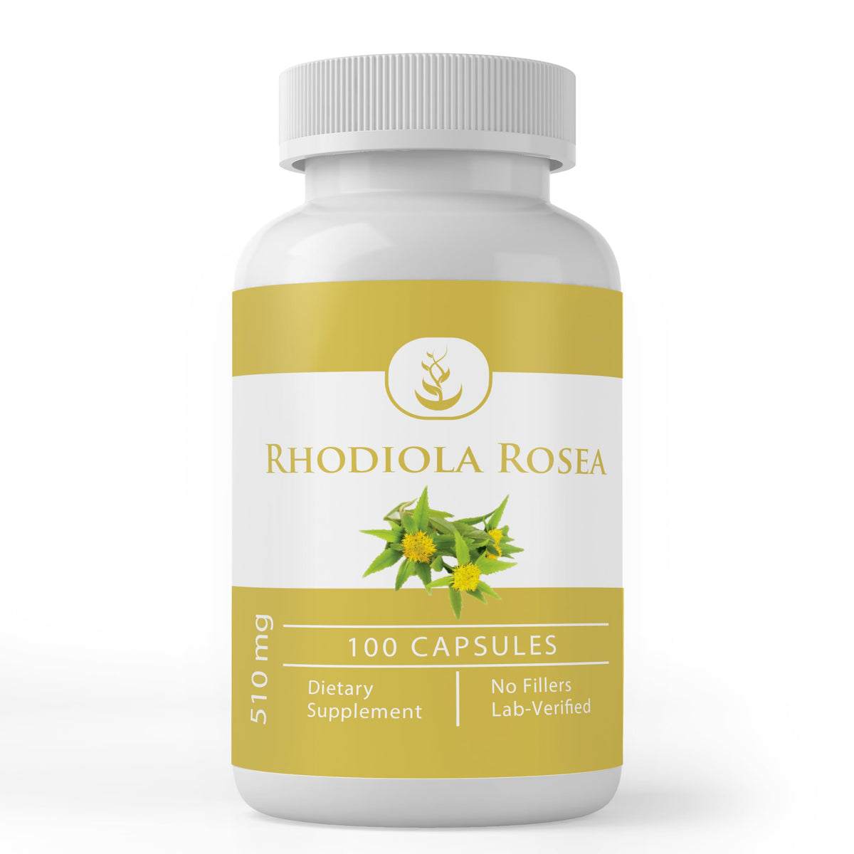 PURE ORIGINAL INGREDIENTS Rhodiola Rosea Capsules front view