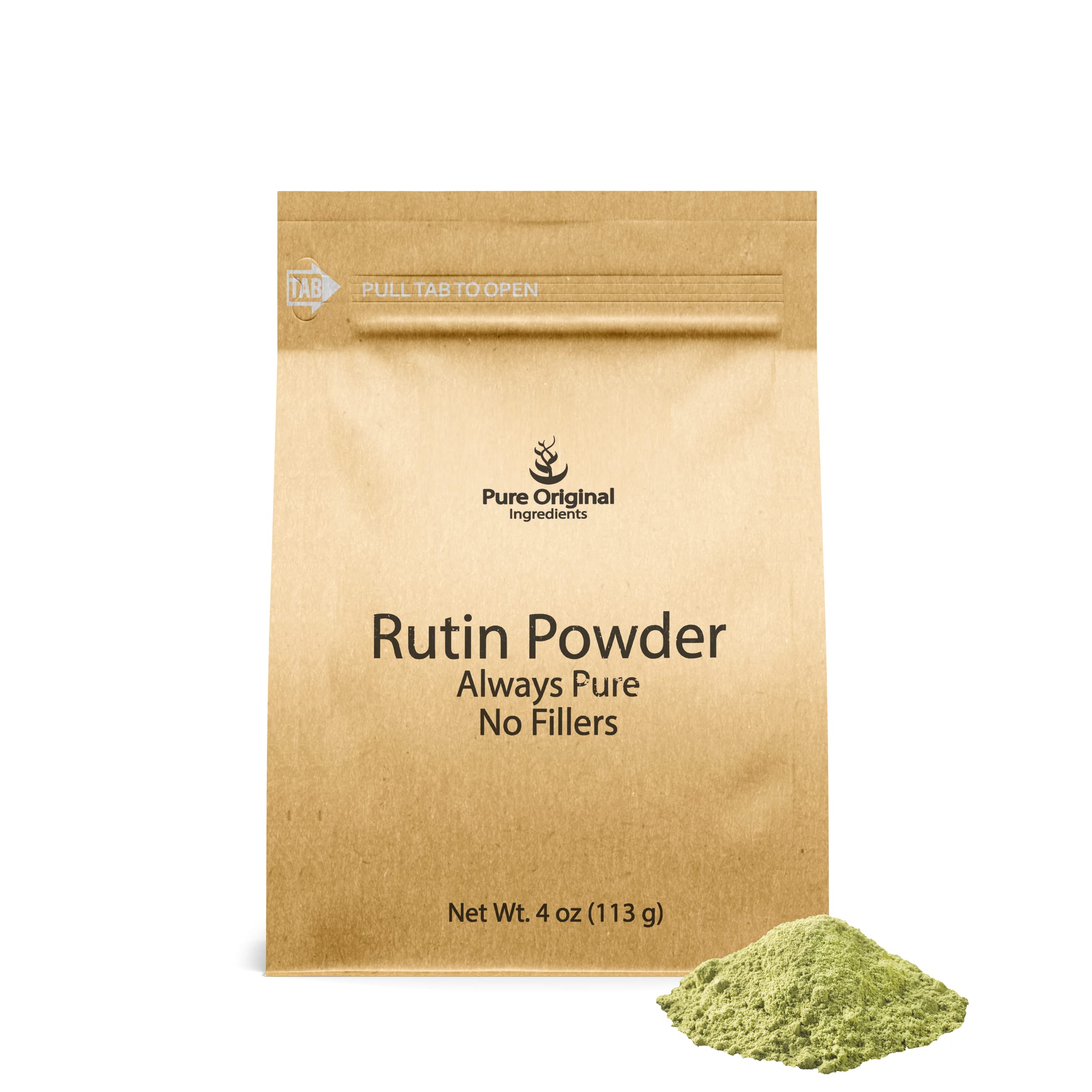 PURE ORIGINAL INGREDIENTS Rutin supplement front view packaging