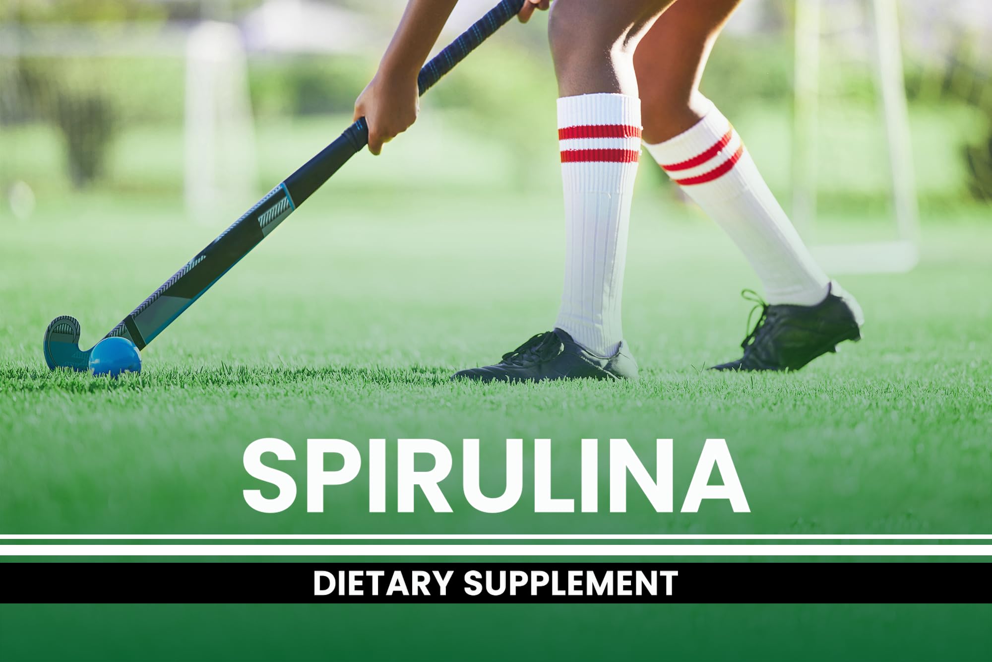PURE ORIGINAL INGREDIENTS Spirulina Capsules in packaging