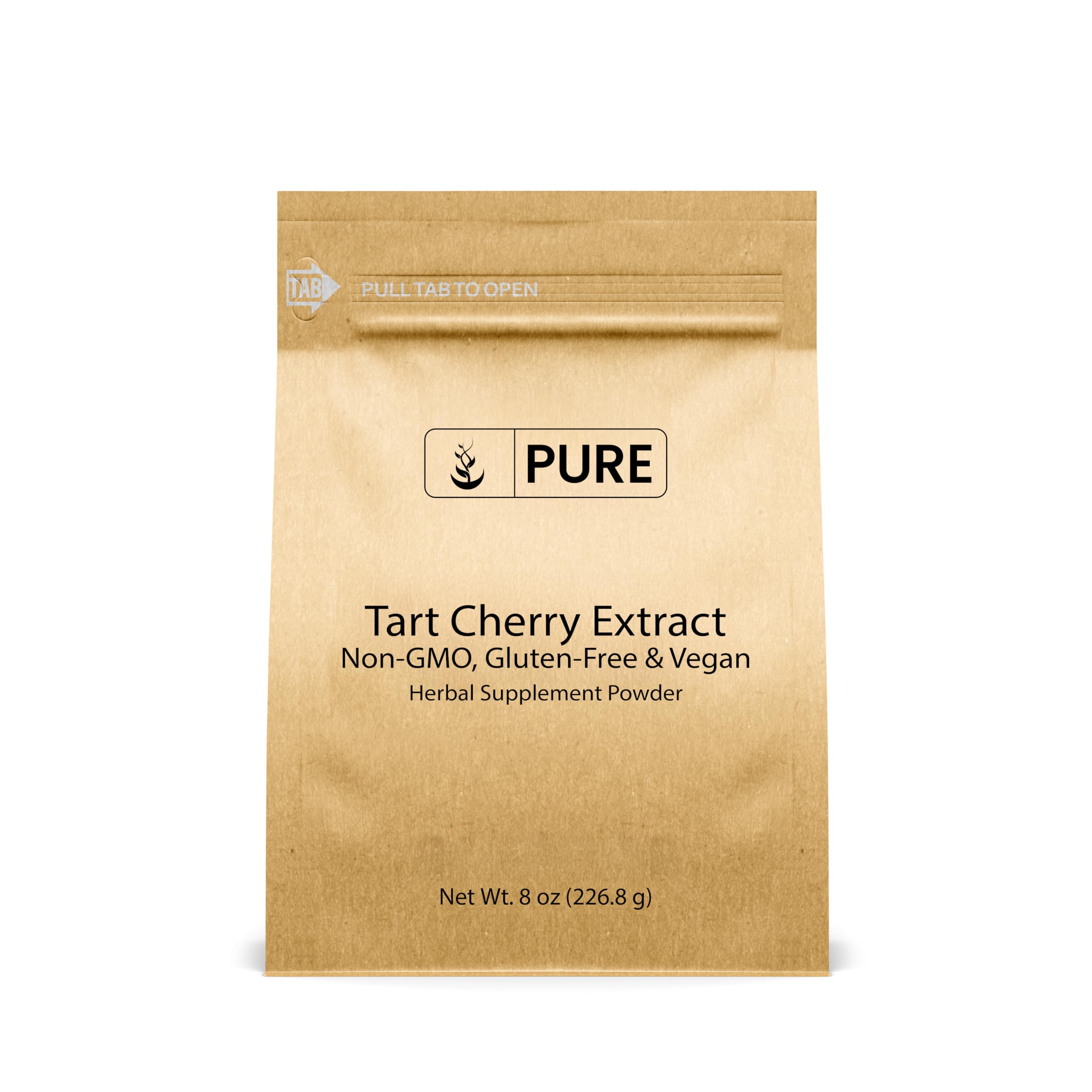 PURE ORIGINAL INGREDIENTS Tart Cherry Extract Powder front view
