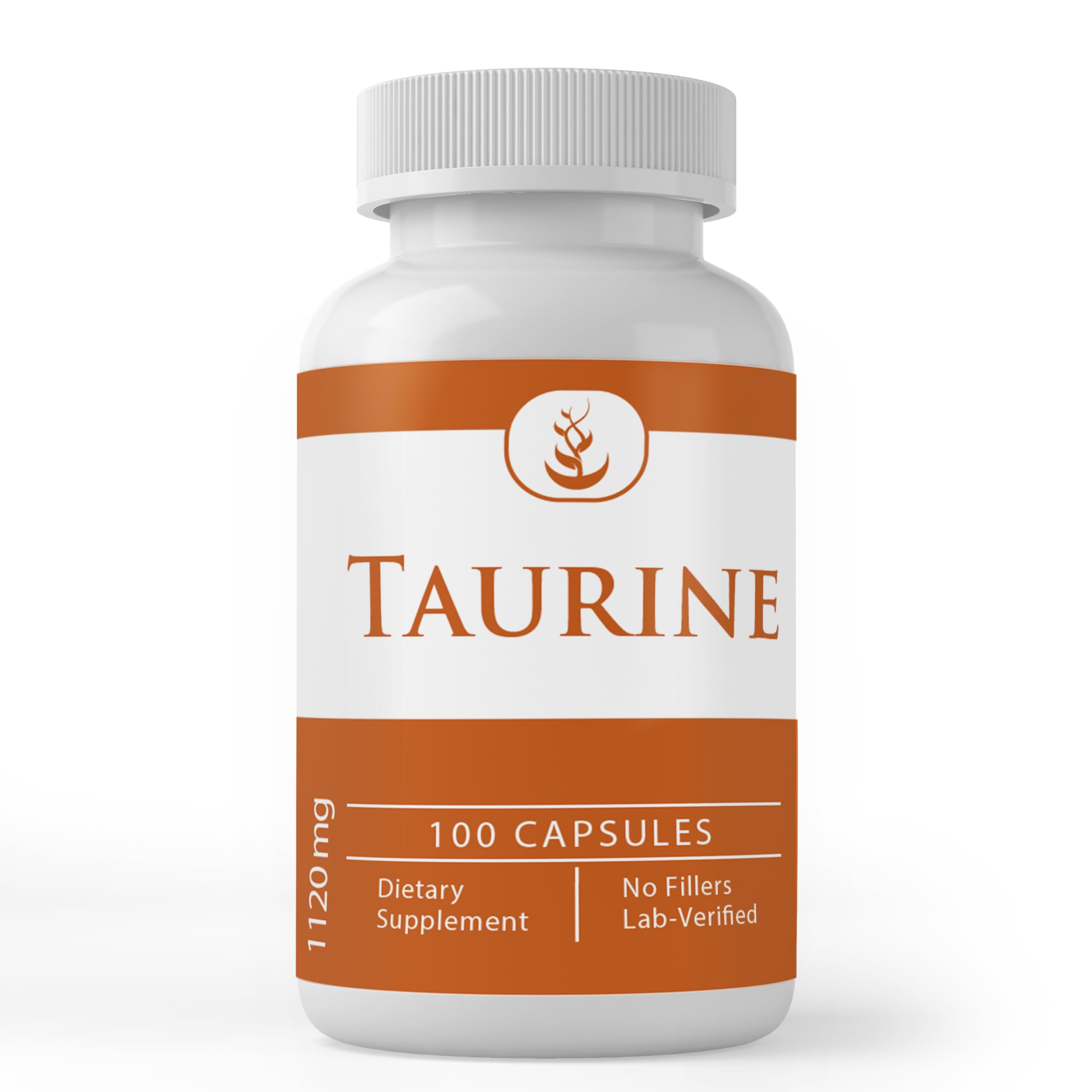 PURE ORIGINAL INGREDIENTS Taurine Capsules front view