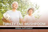 PURE ORIGINAL INGREDIENTS Turkey Tail Mushroom Capsules with measuring spoon